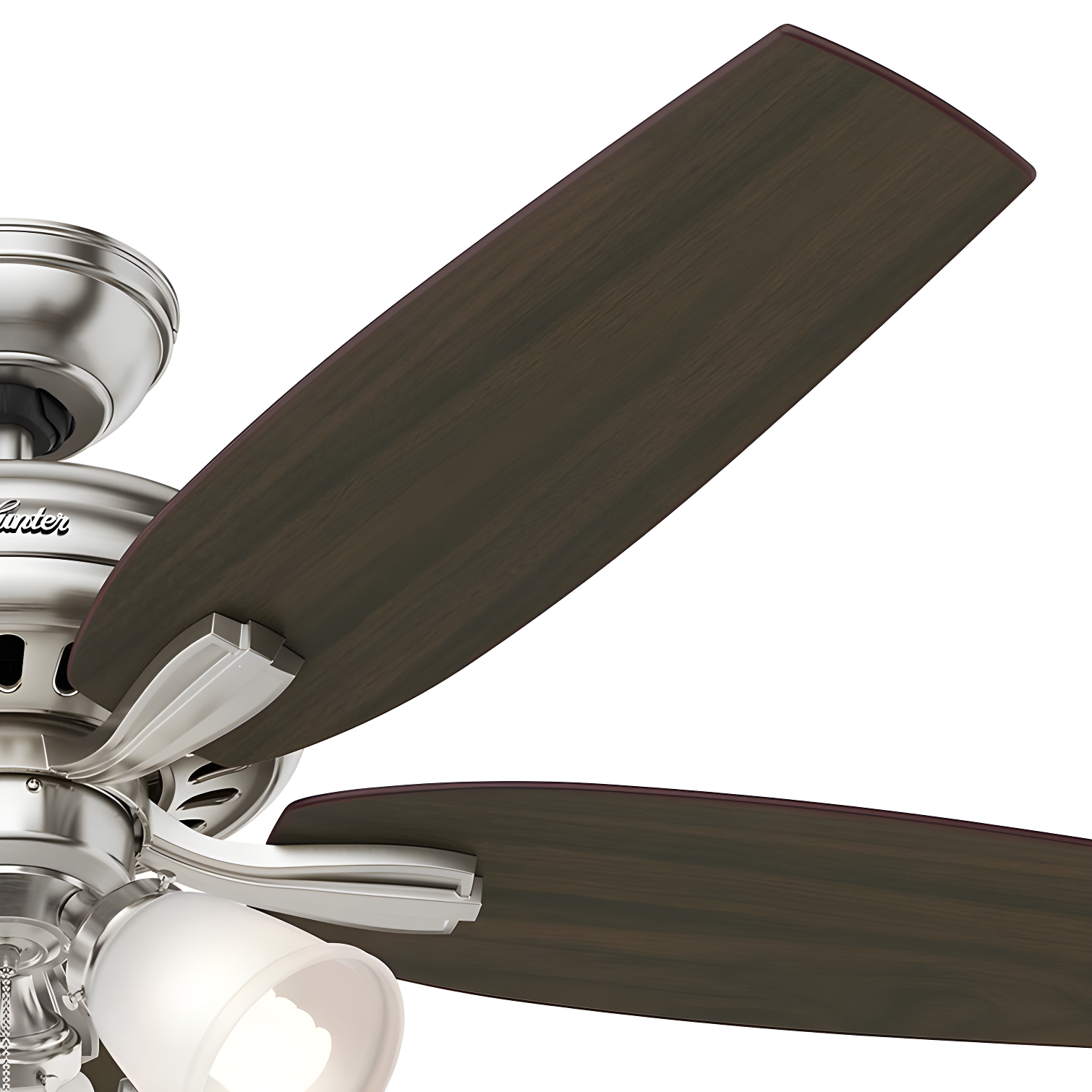 52" Newsome 5 - Blade Standard Ceiling Fan with Pull Chain and Light Kit Included