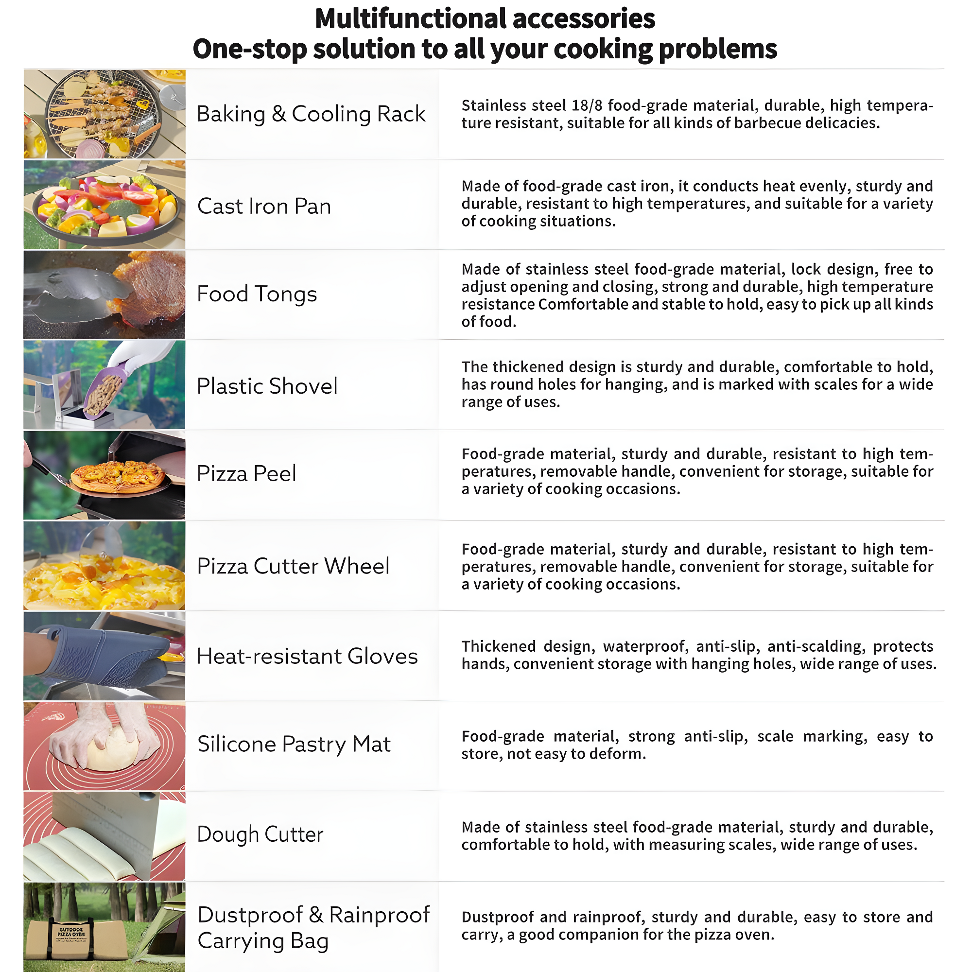 Mocoloo Automatic Outdoor Pizza Oven Portable Wood Fired Pizza Maker with Timer and Built-in Thermometer