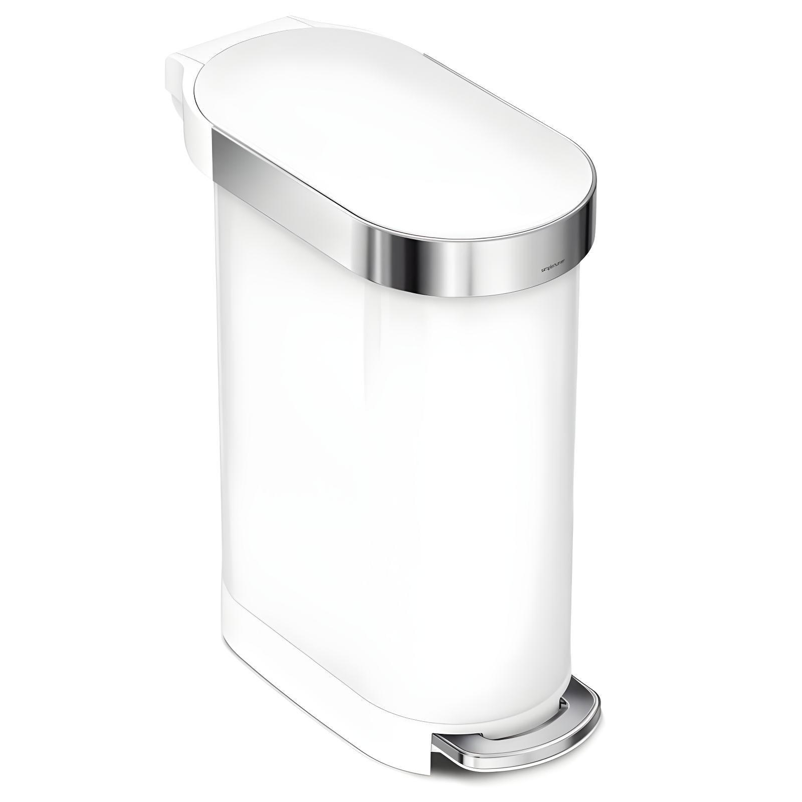 simplehuman 45 Liter / 12 Gallon Slim Hands-Free Kitchen Step Trash Can