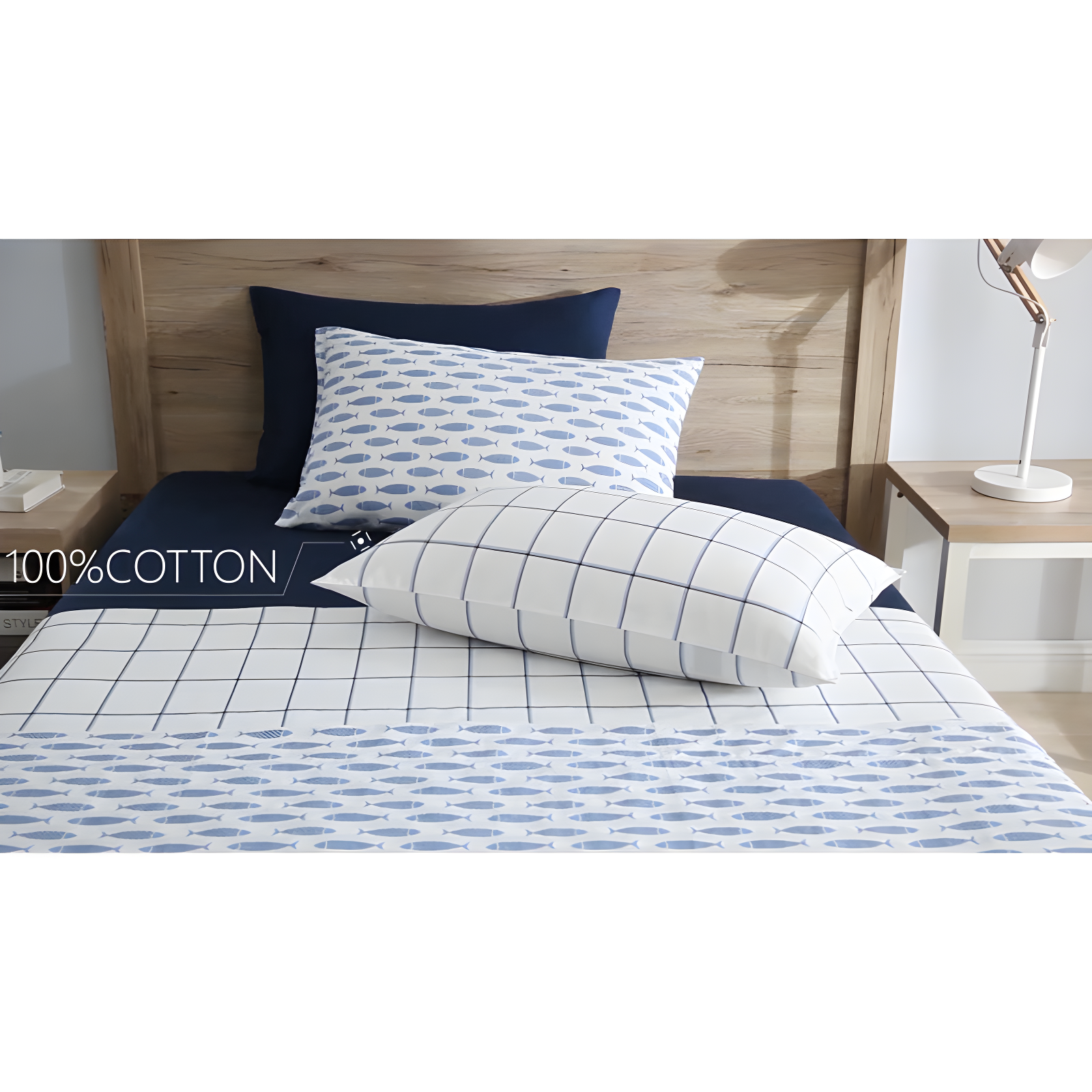 Nautica Printed Cotton Percale Sheet Sets