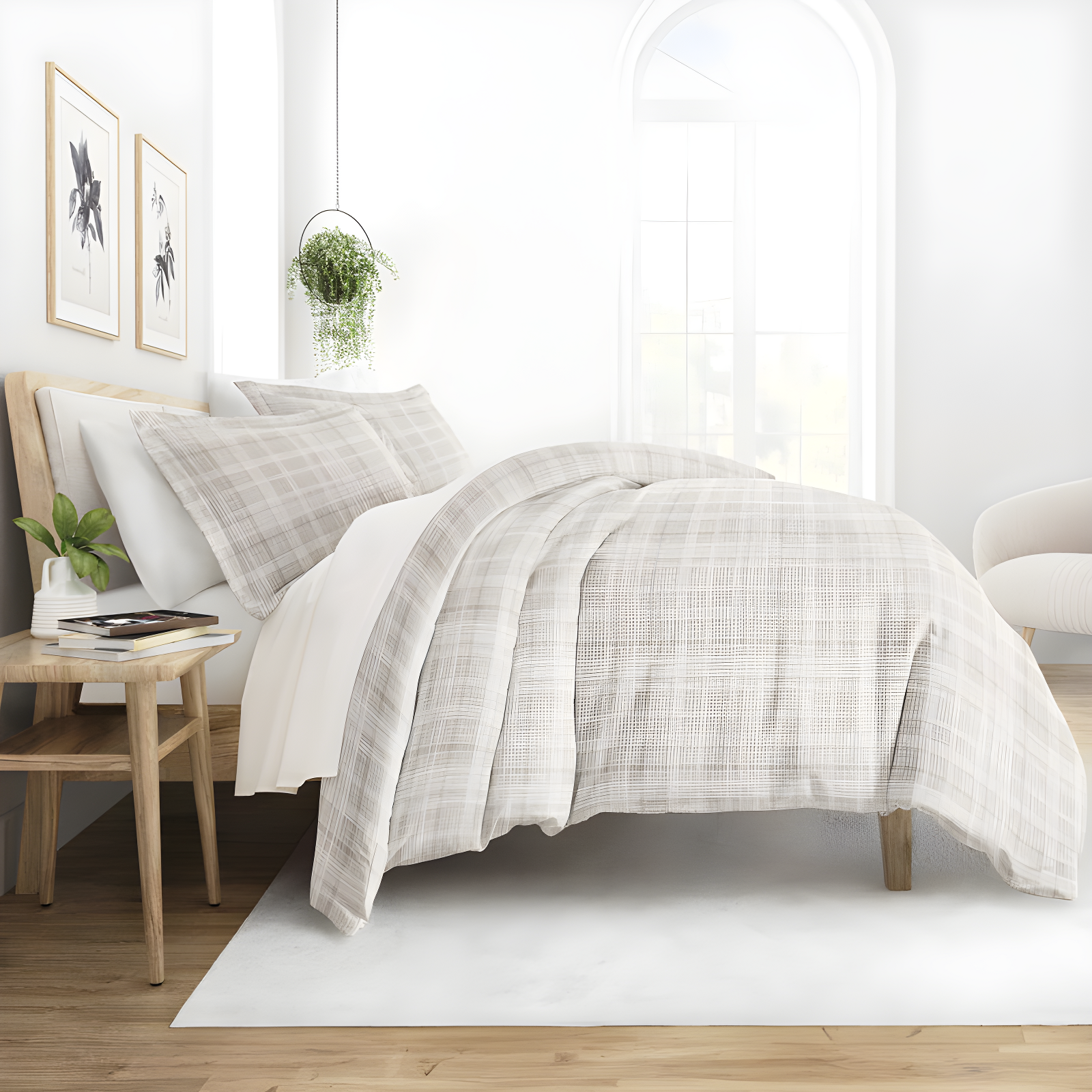 Becky Cameron Simply Soft Thatch Pattern Duvet Cover Set & Reviews | Wayfair