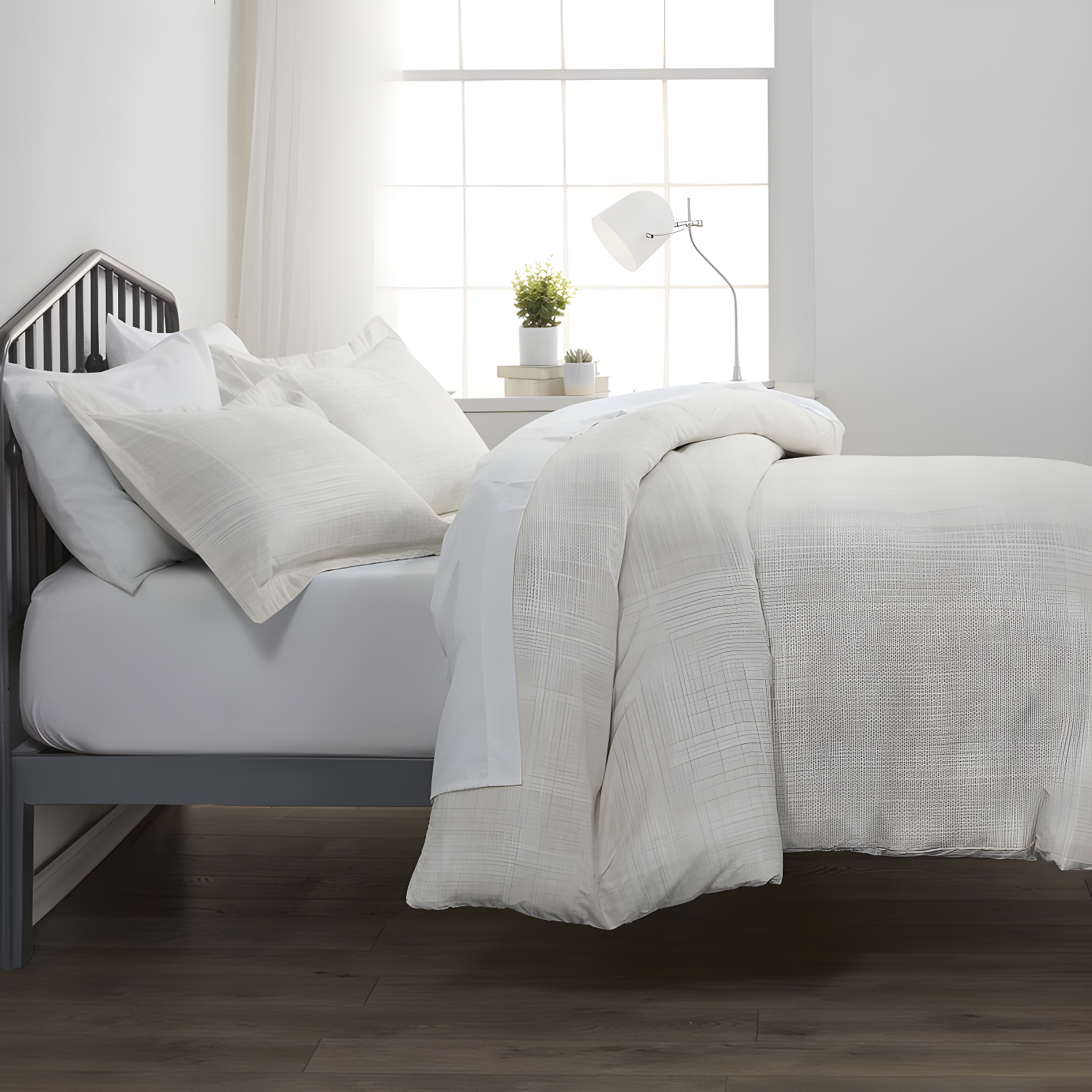 Becky Cameron Simply Soft Thatch Pattern Duvet Cover Set & Reviews | Wayfair