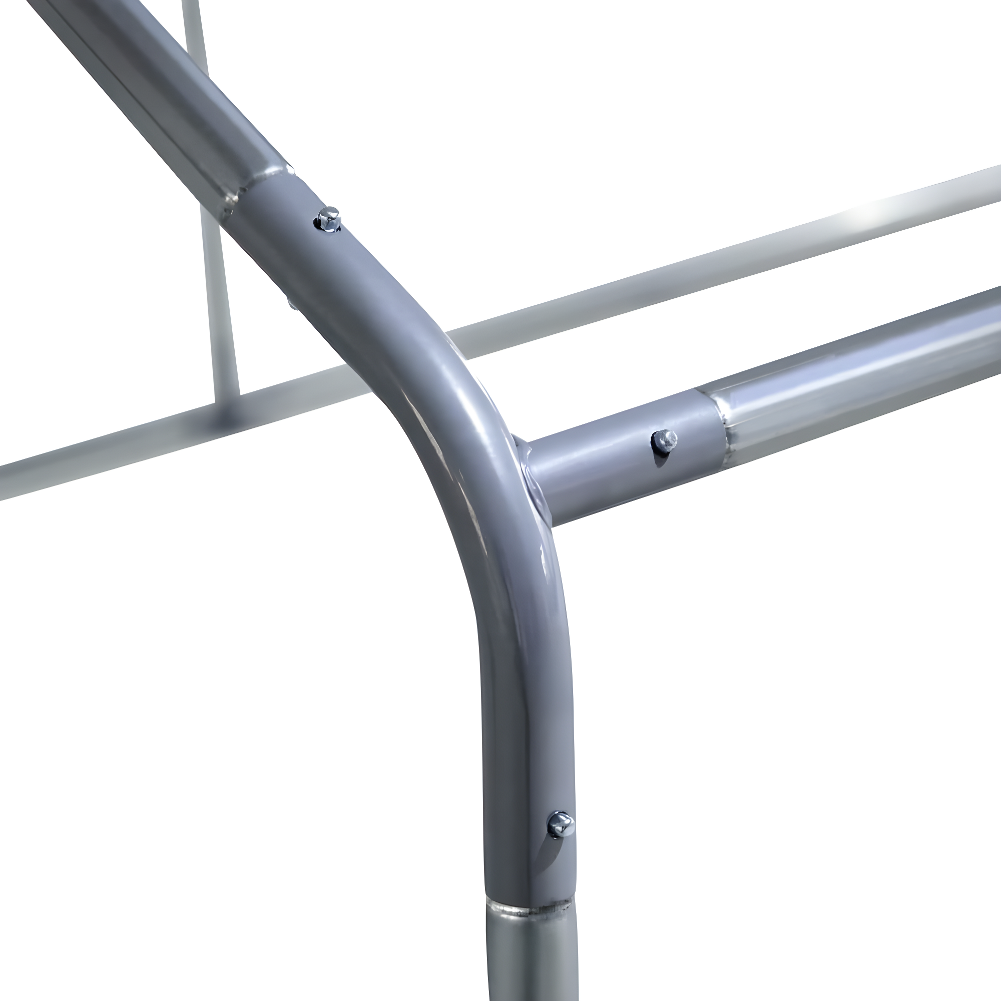 PawHut Metal Chicken Coop Run with Cover, Walk-In Outdoor Pen, Fence Cage Hen House for Yard, 24.9' x 9.2' x 6.4'