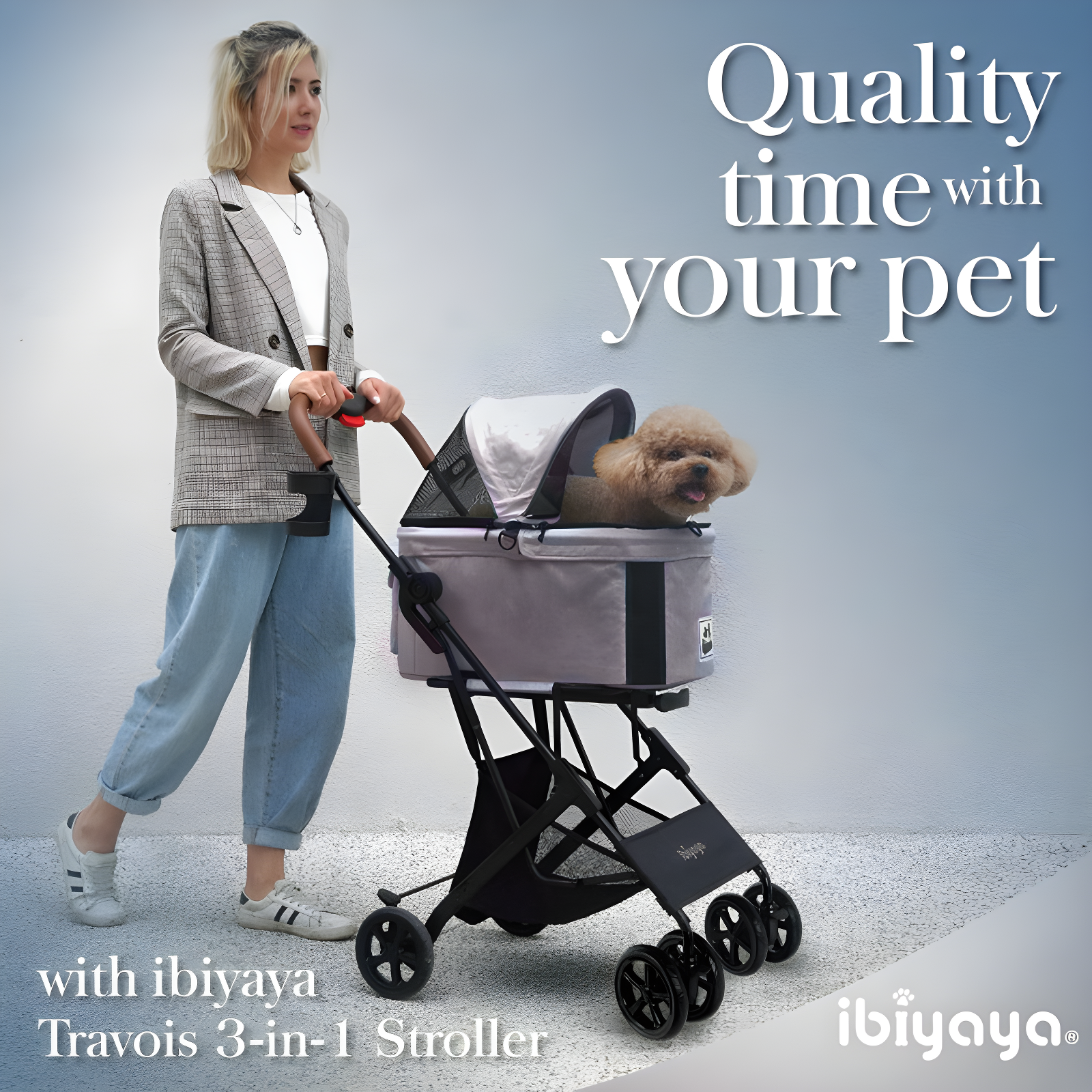 Ibiyaya Travois Tri-fold Pet Travel System
