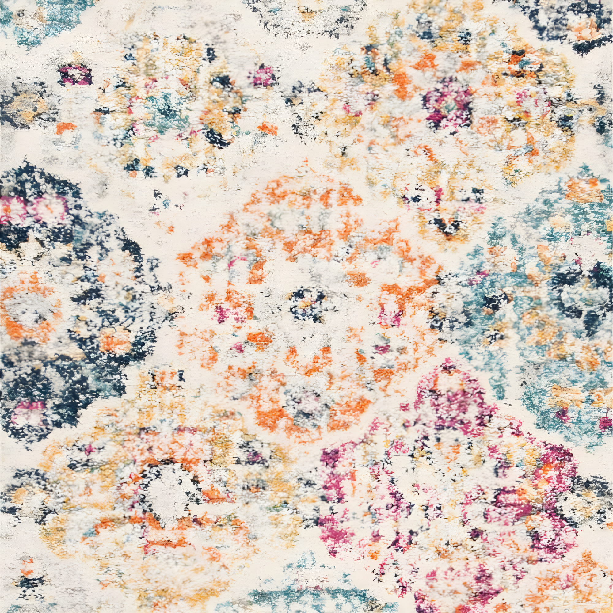 Madison MAD611 Power Loomed Indoor Area Rug - Cream/Multi - 9'x12' - Safavieh