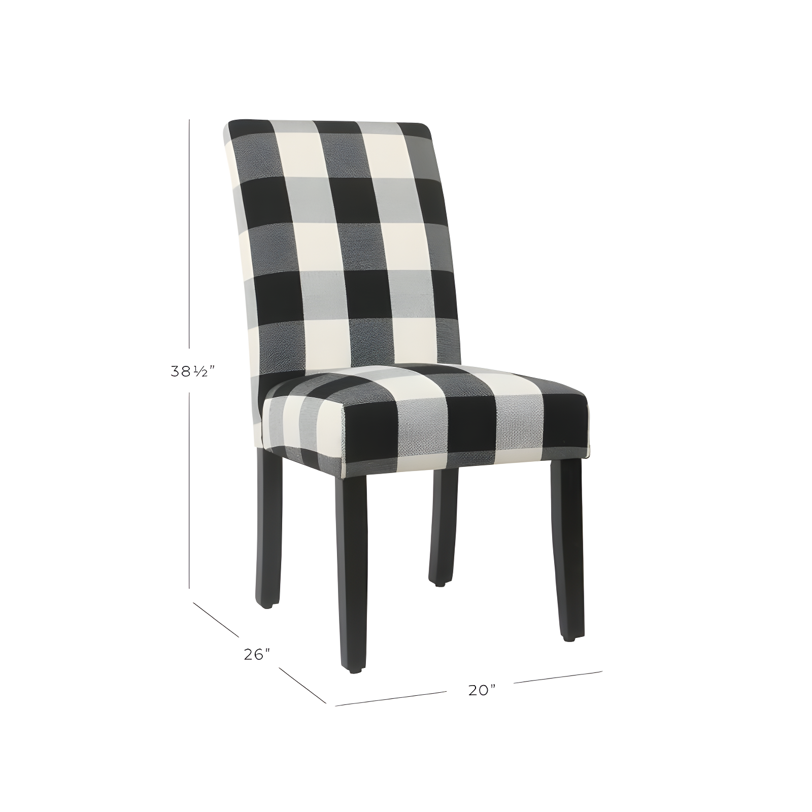 Gracie Oaks Gossner Montgomery Upholstered Parsons Dining Chair (Set of 2)