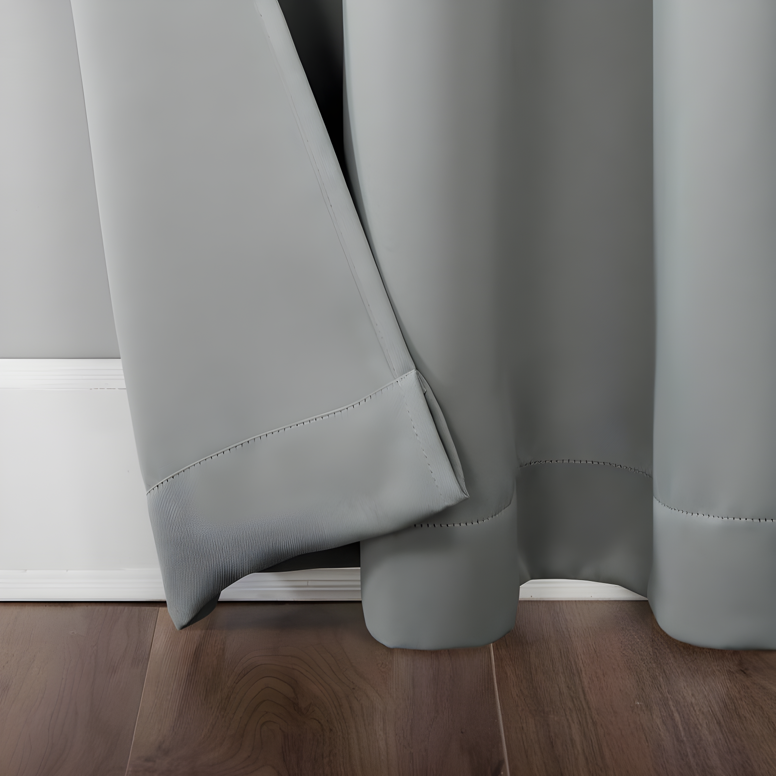 54"x84" Sun Zero Blackout Kenneth Energy Saving Grommet Curtain Panel Silver: Modern Solid Indoor Curtain Panels