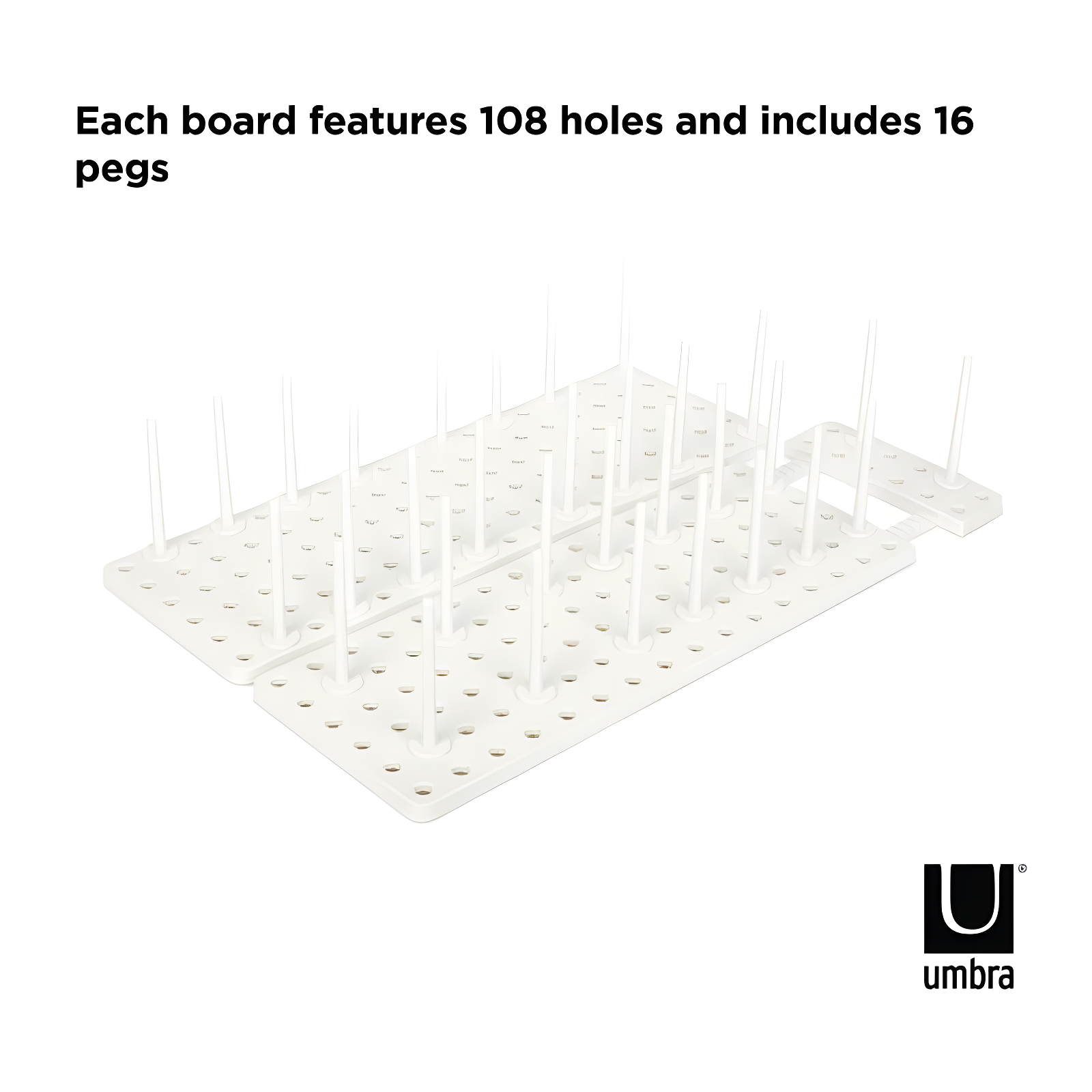 Umbra Peggy White Drawer Organizer