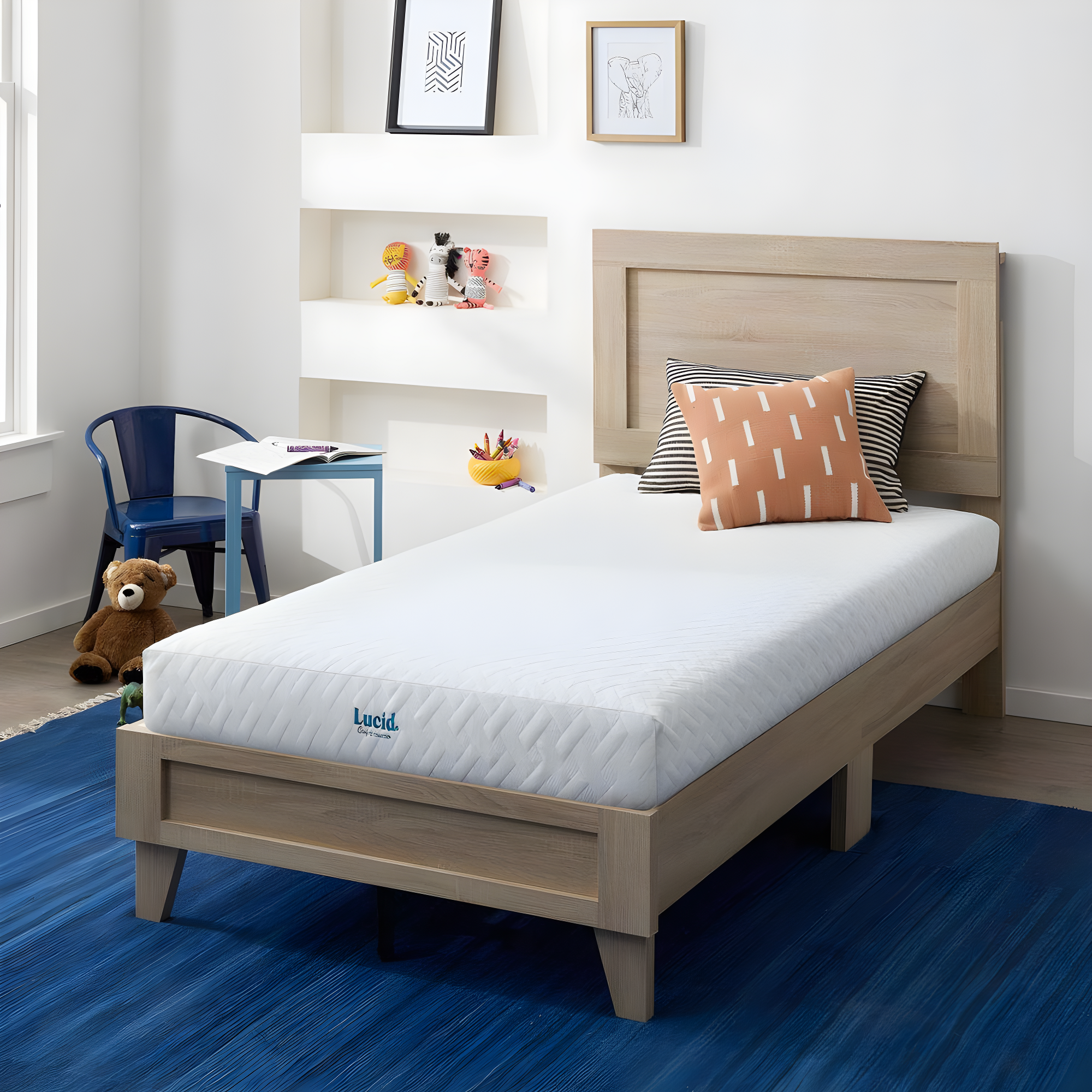 LUCID Firm Cooling Gel infused Memory Foam Mattresses