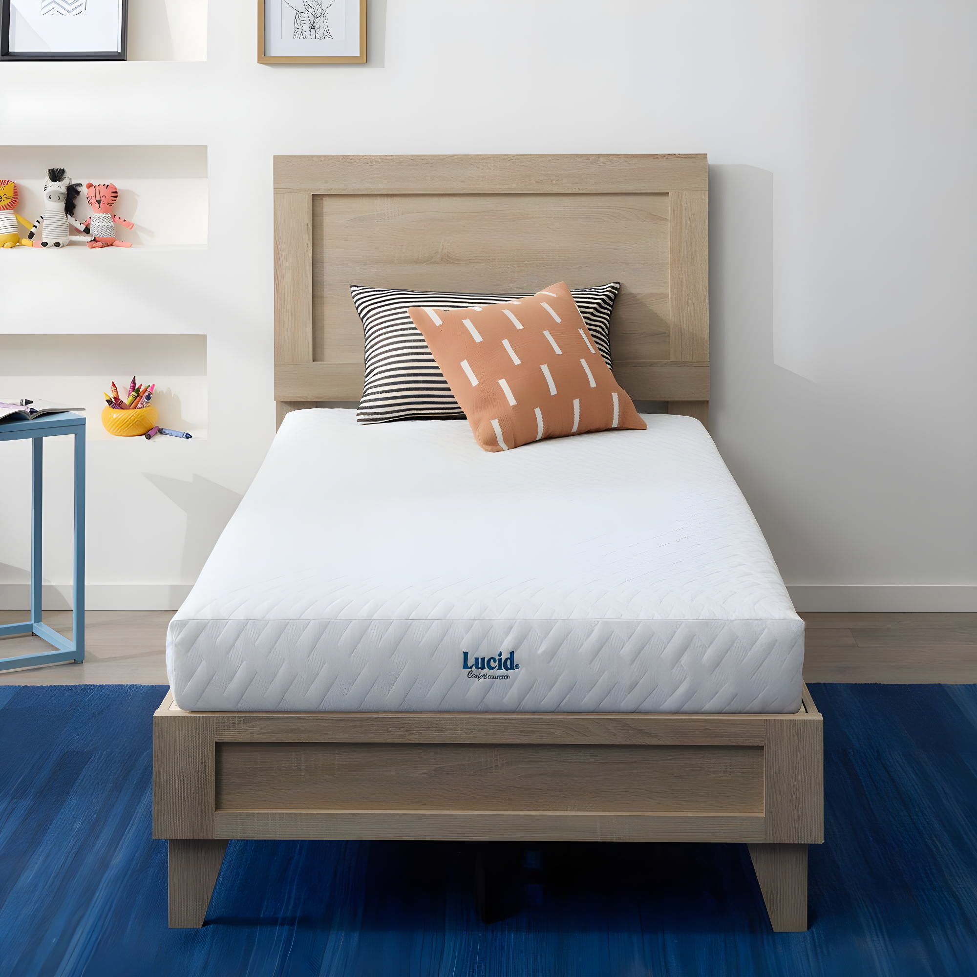 LUCID Firm Cooling Gel infused Memory Foam Mattresses