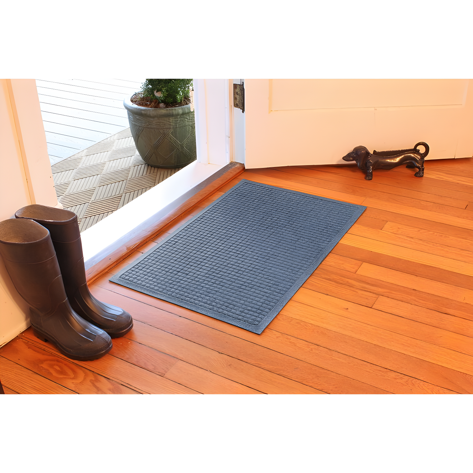 WaterHog Squares Indoor Outdoor Door Mat