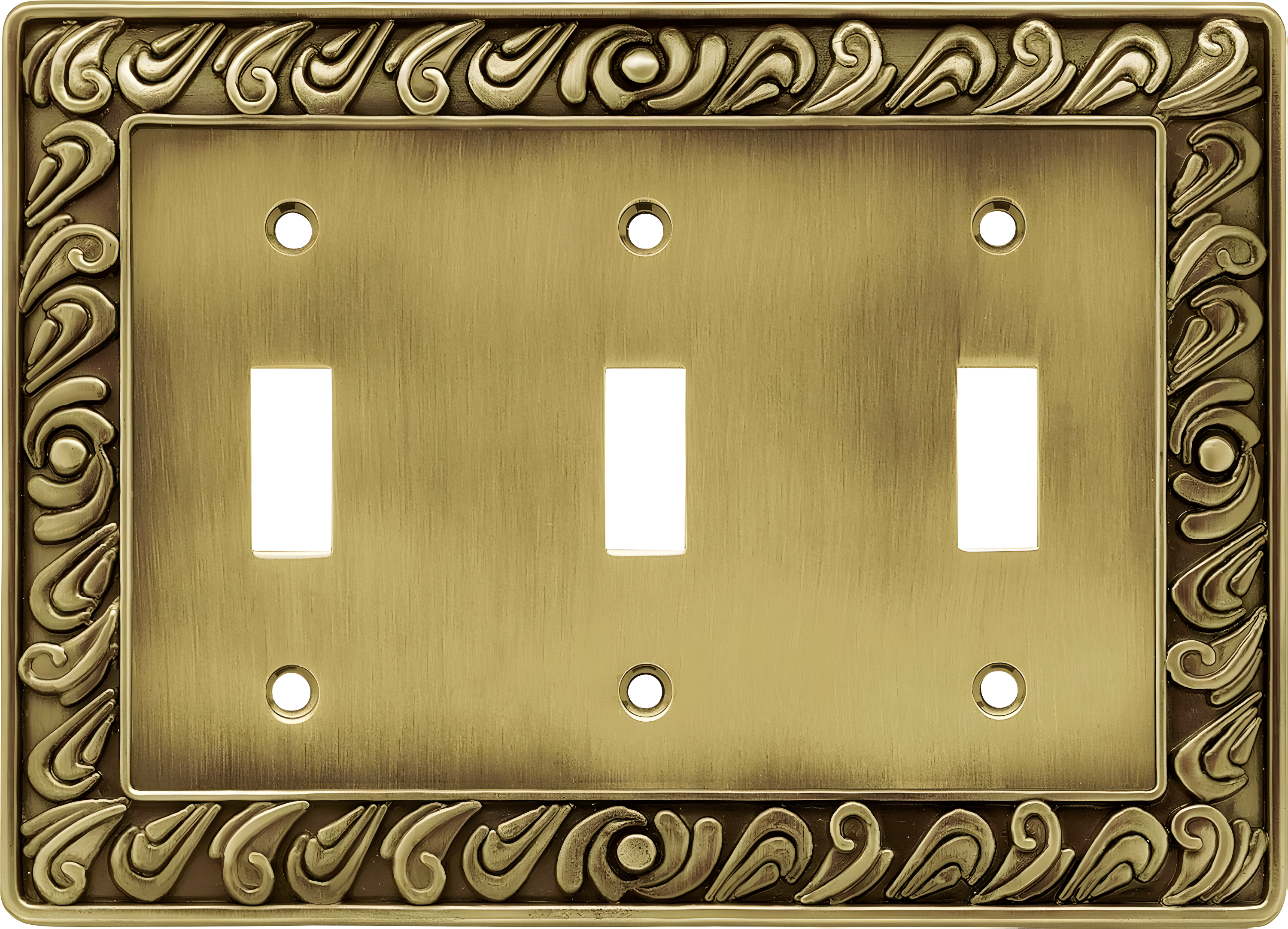 Paisley 3-Gang Toggle Light Switch Wall Plate