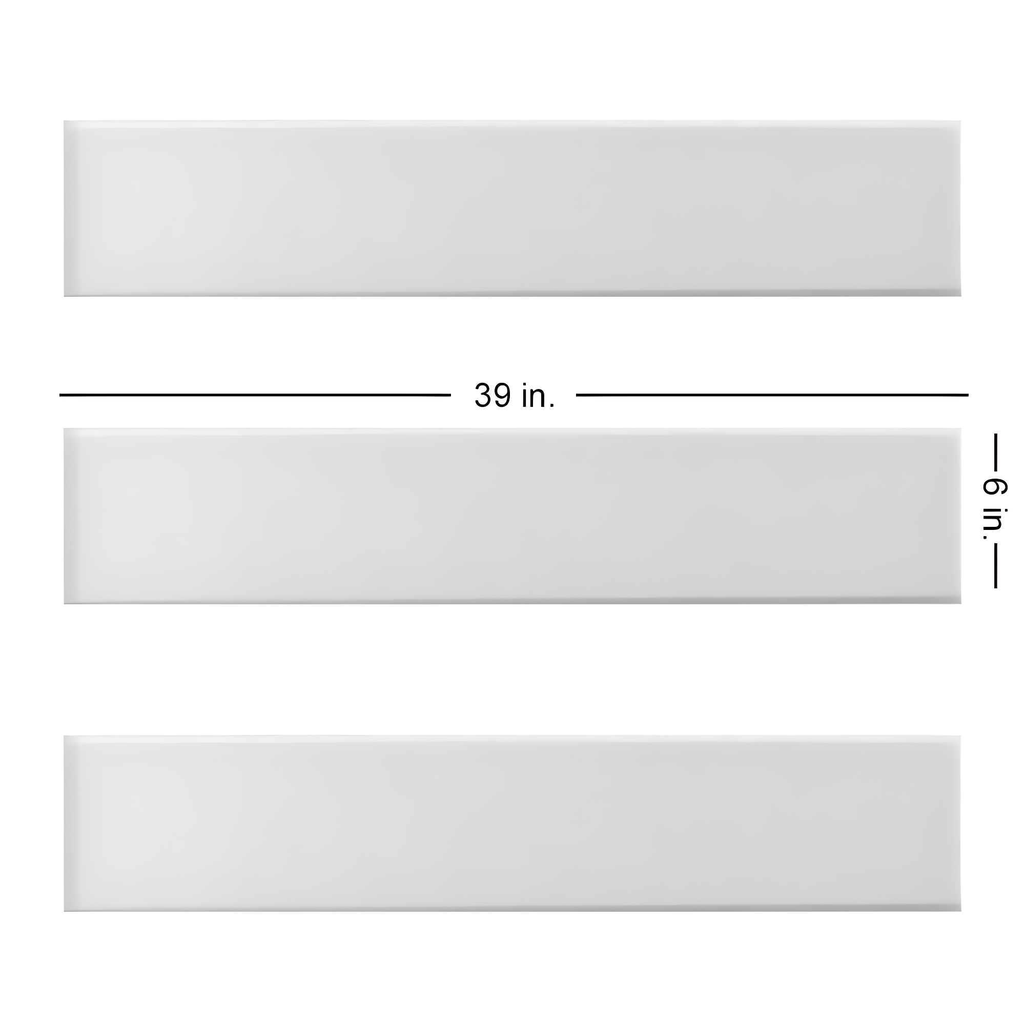 Foam Wood Glue-Up Ceiling Planks 39 in. x 6 in.