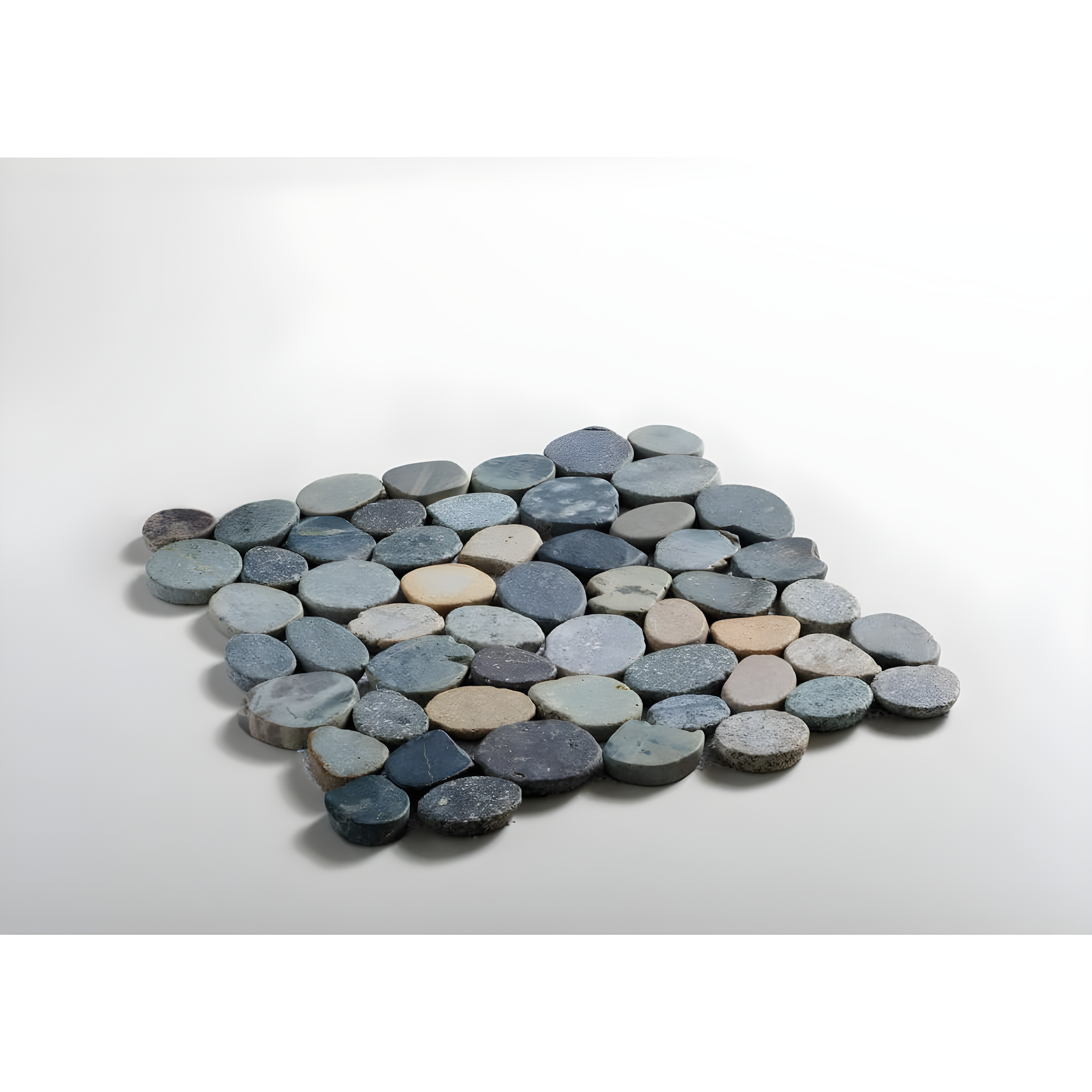 Sliced Pebble Mosaic Wall & Floor Tile