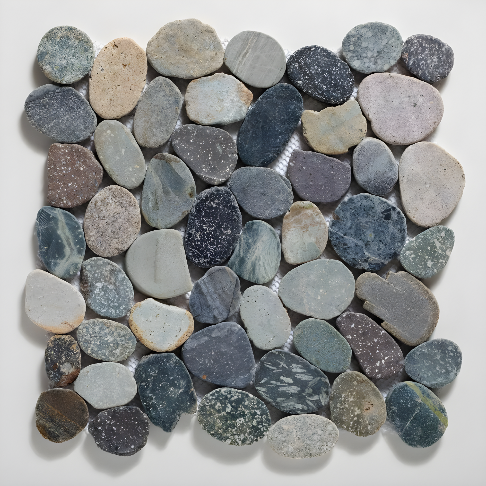 Sliced Pebble Mosaic Wall & Floor Tile