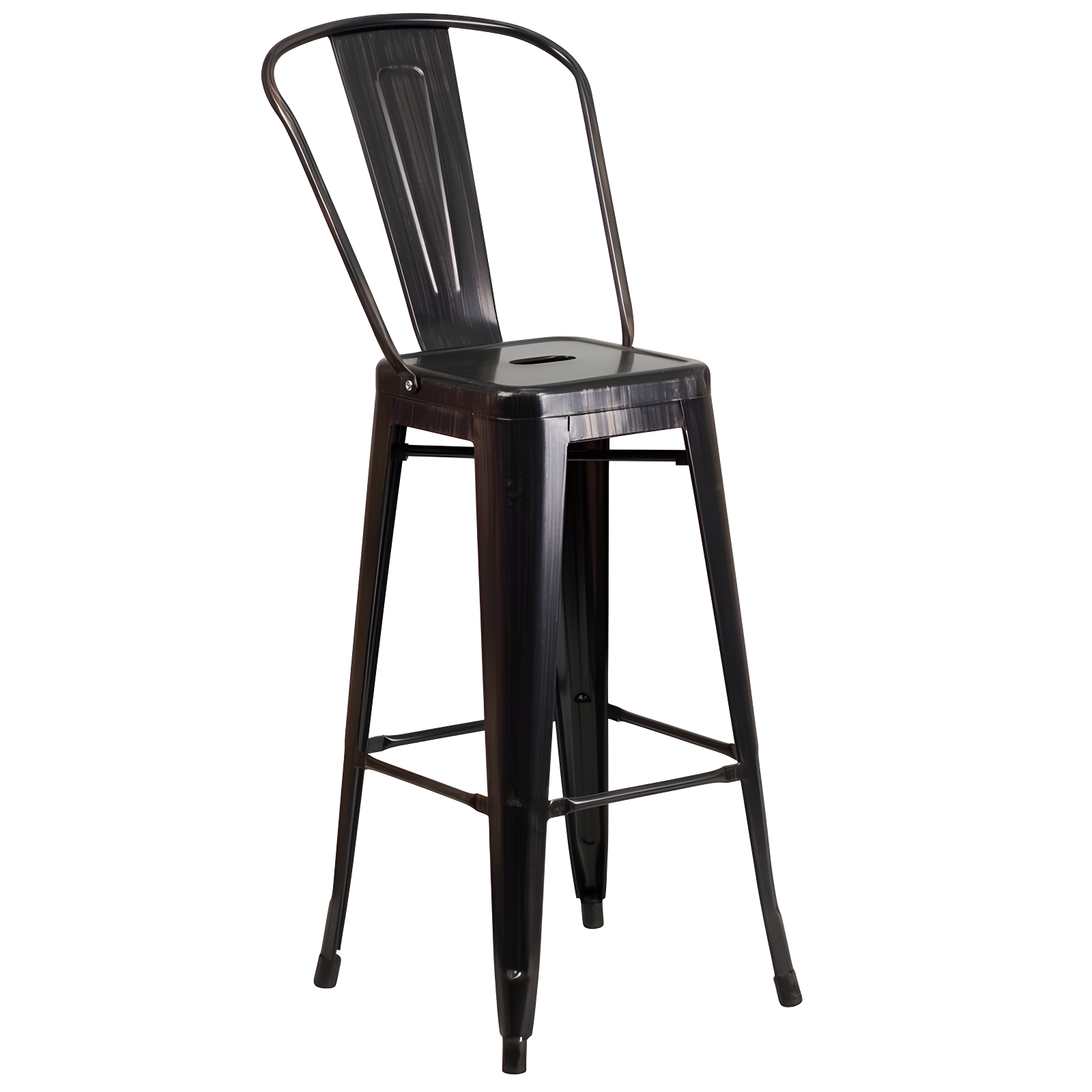 Flash Furniture Metal Outdoor Stool