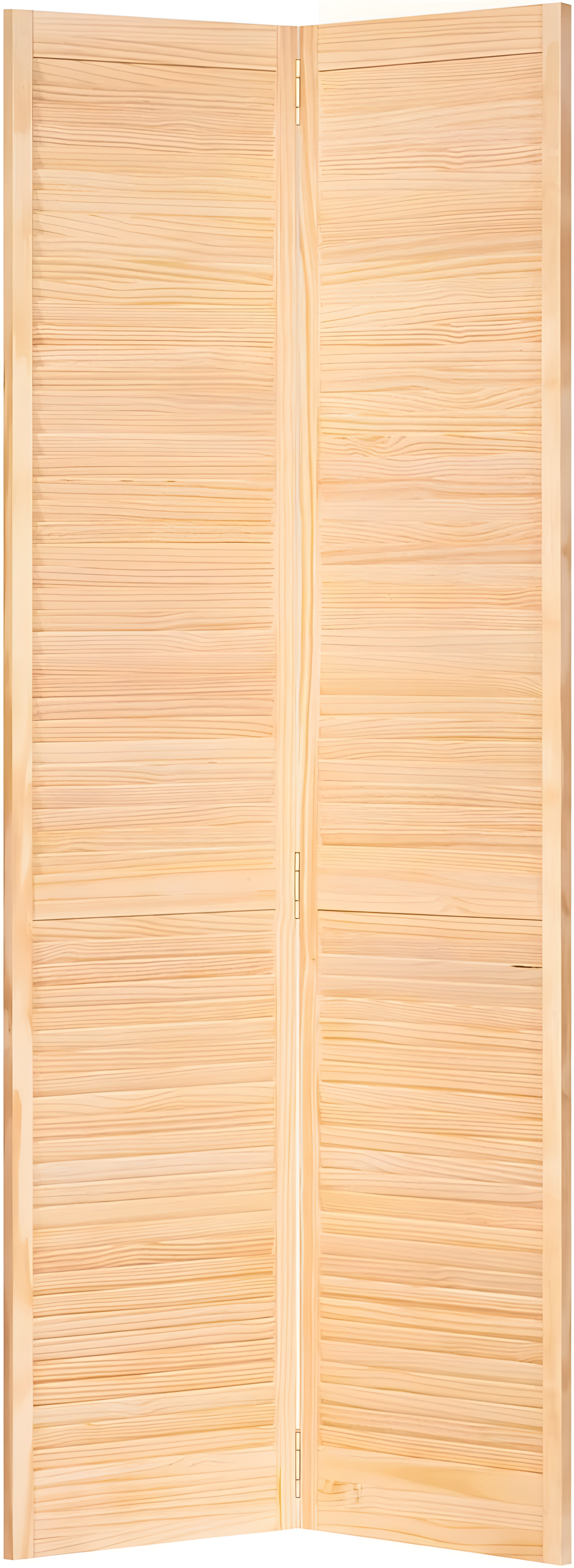 Louvered Wood Bi-Fold Door