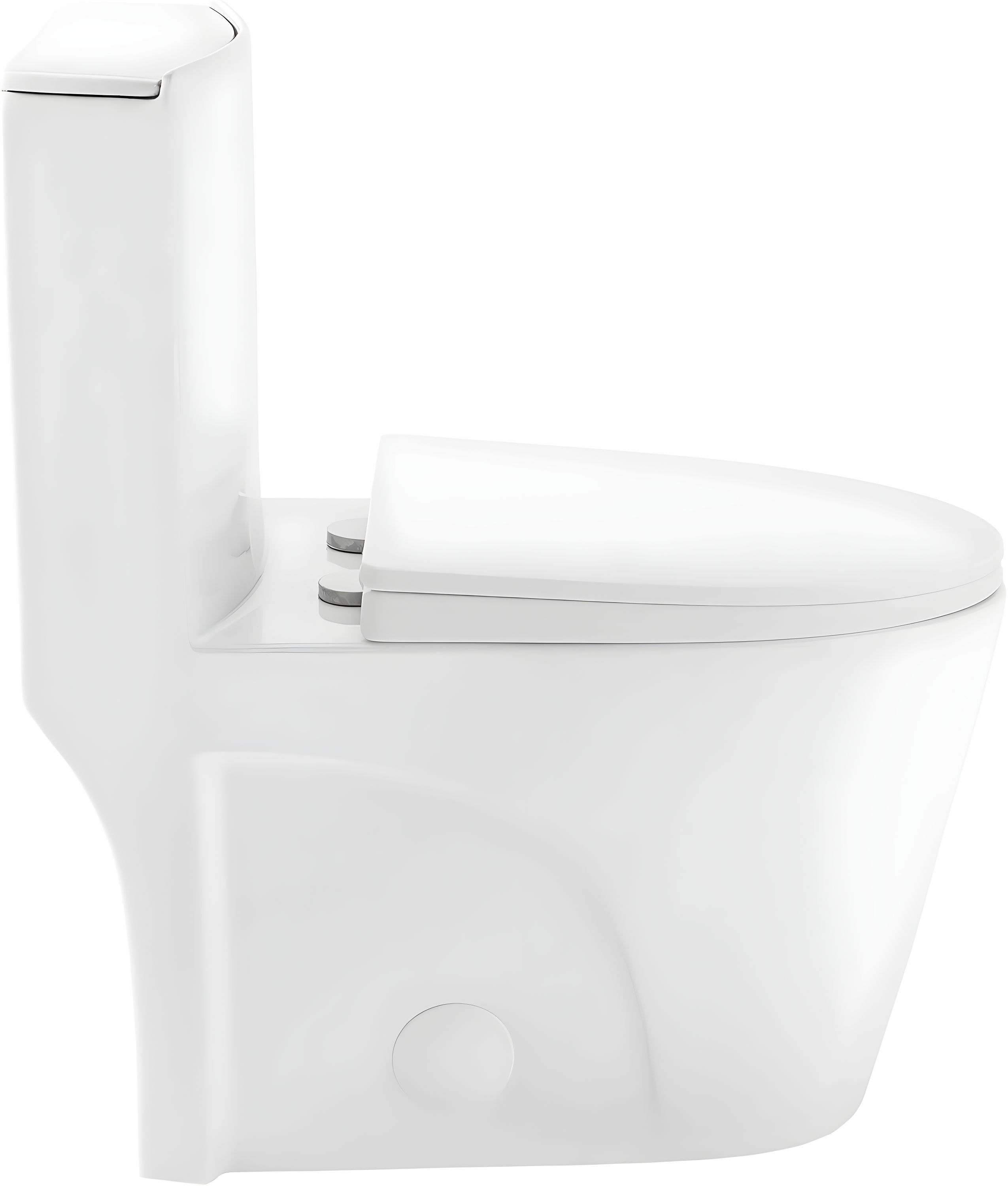 St. Tropez One Piece Elongated Toilet Dual Vortex Flush 1.28 gpf