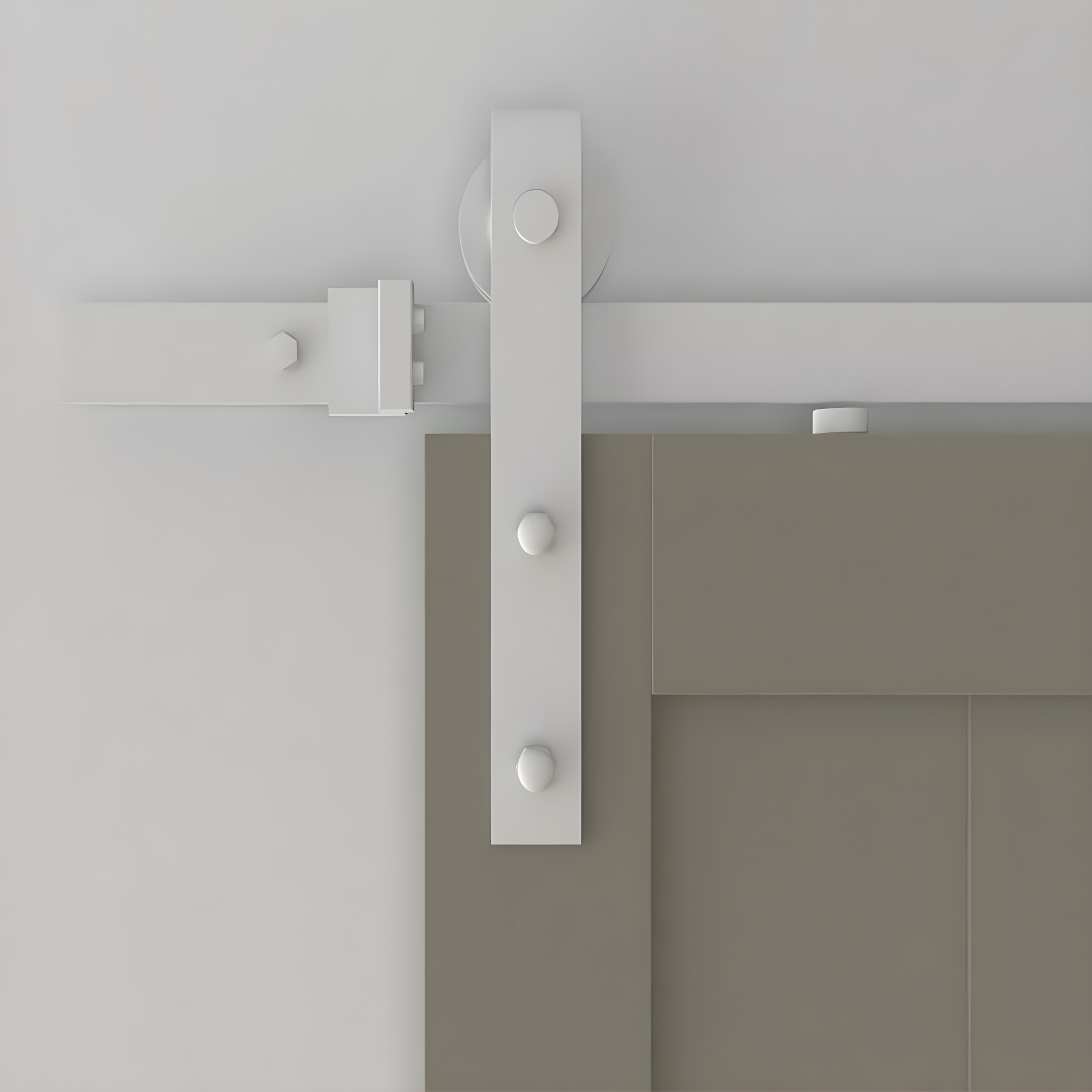 Soft Close Standard Single Barn Door Hardware Kit