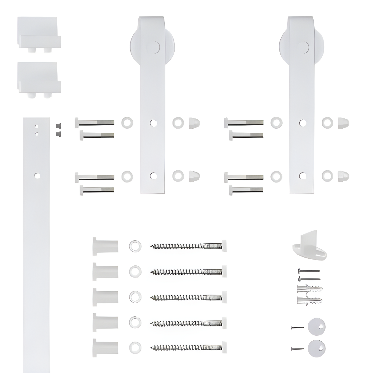 Soft Close Standard Single Barn Door Hardware Kit