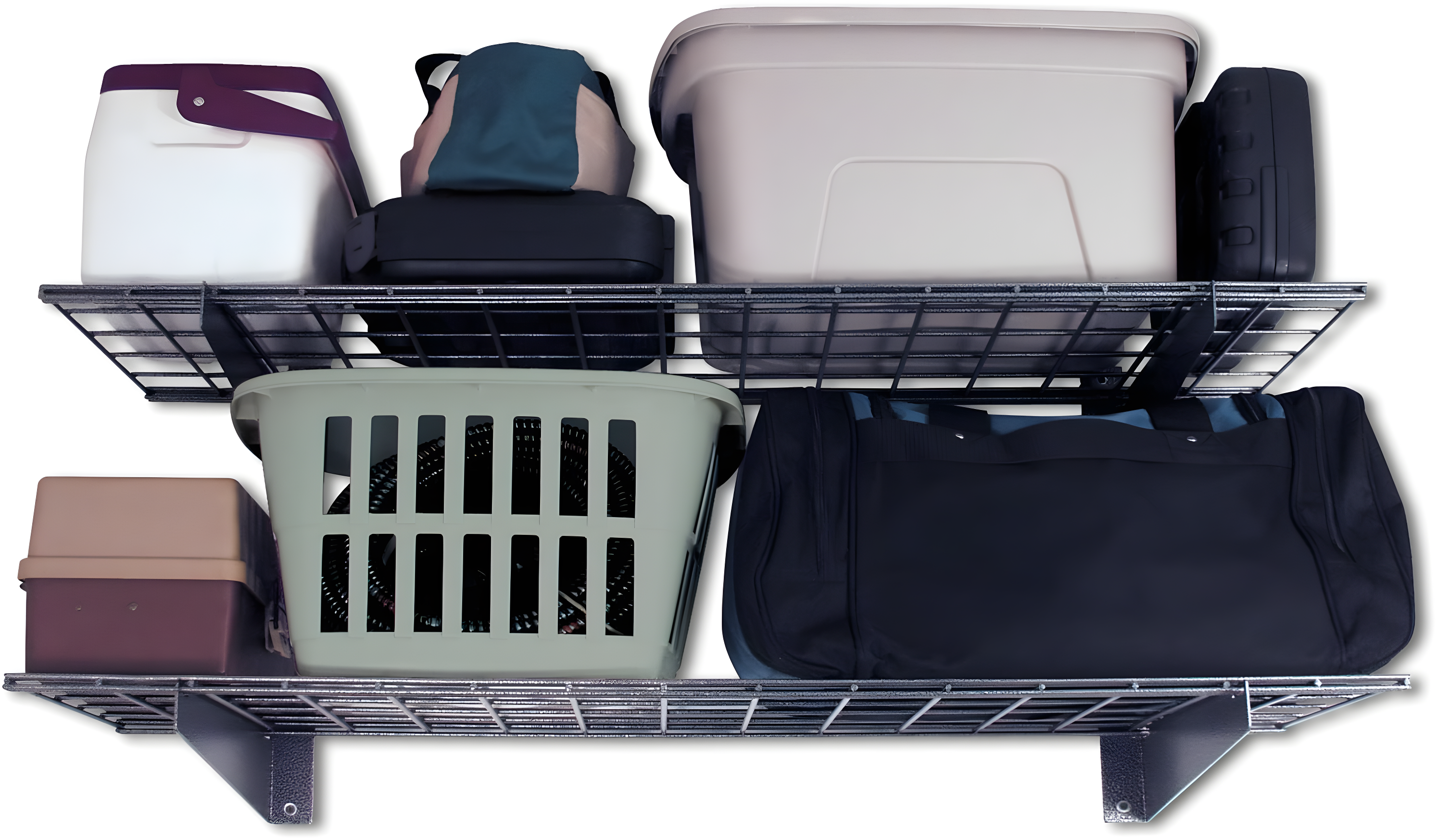 Hyloft HyLoft Steel Wall Garage Storage Shelves, Pack of 2-Shelves (Set of 2)