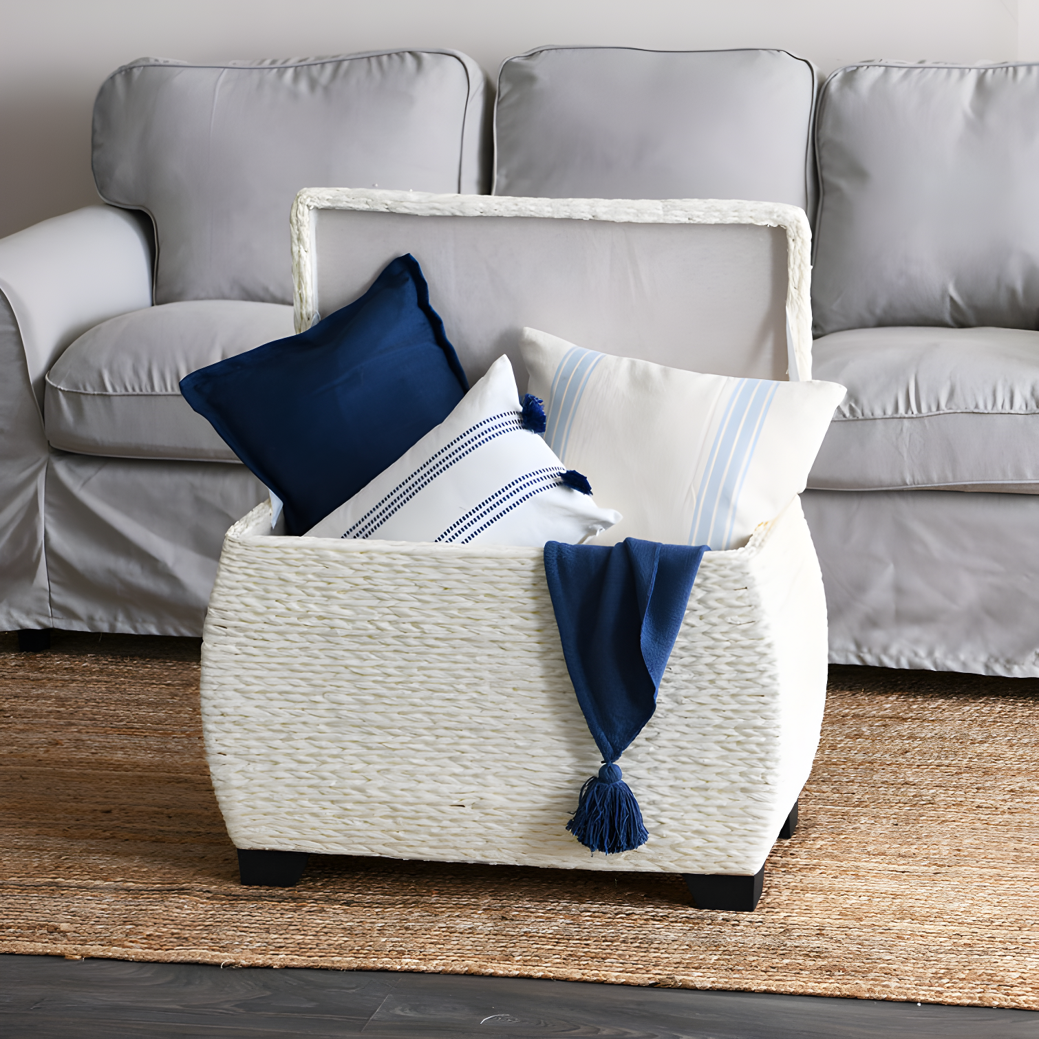 Florentine Natural Woven Box