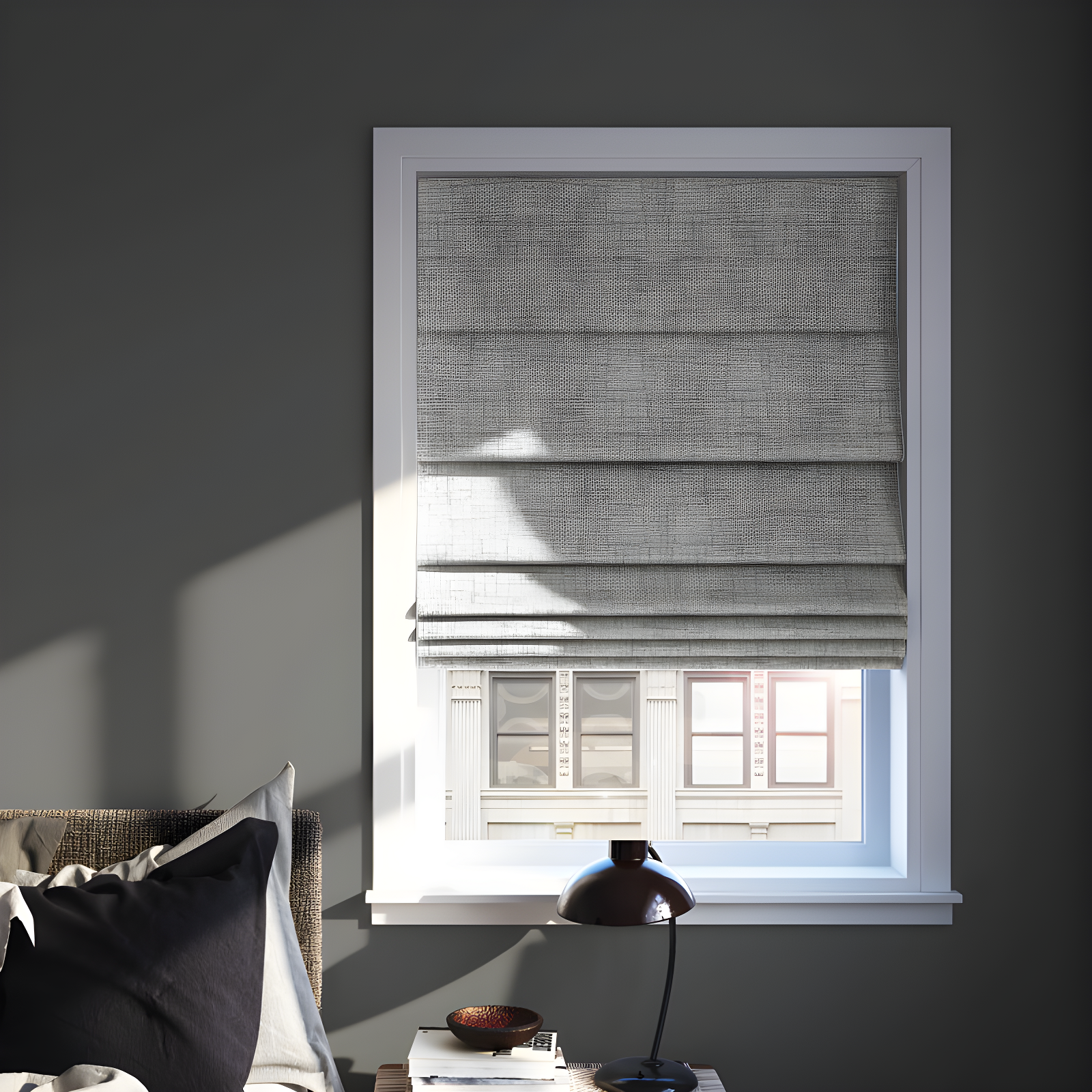 Sun Zero Sun Zero Thermal 100% Blackout Cordless Roman Shade