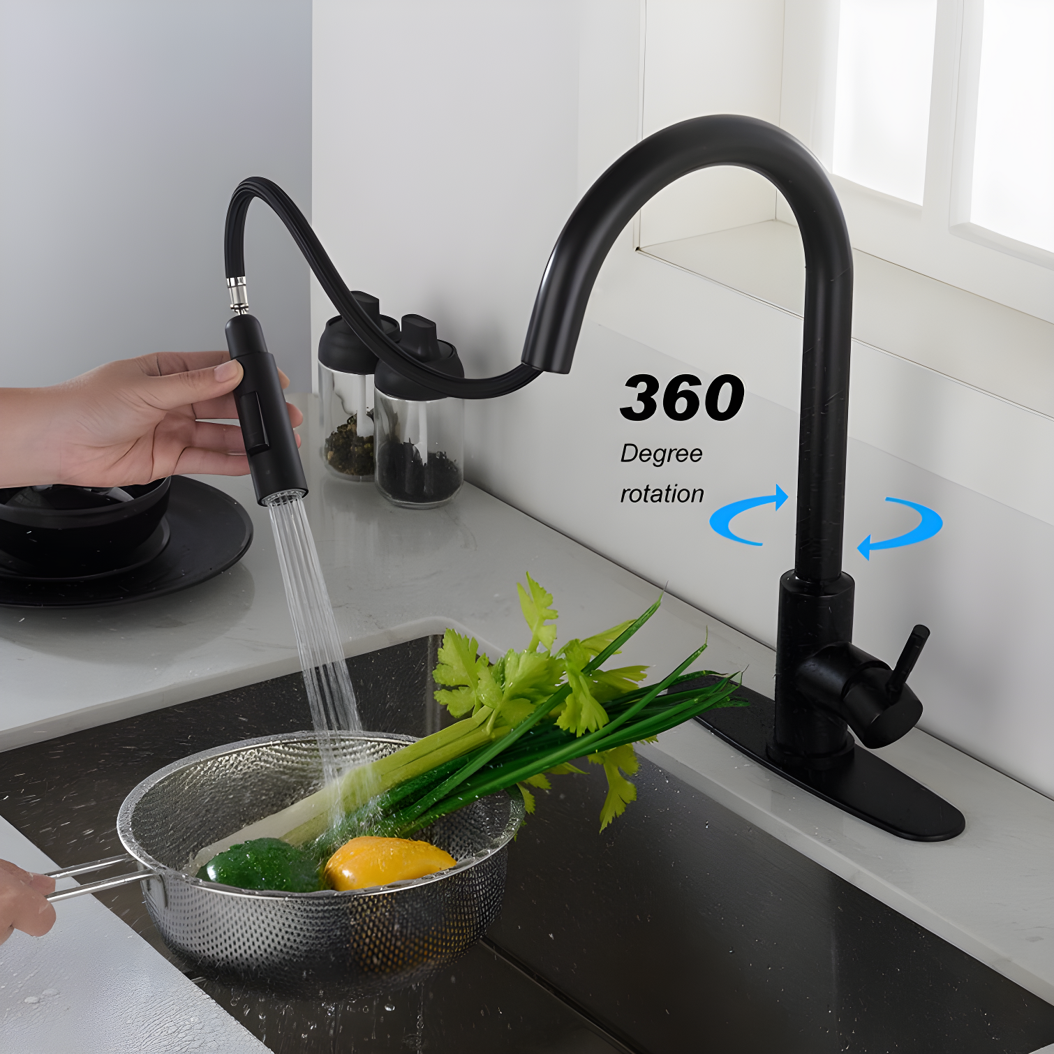 ALWEN Kitchen Faucet Pull Down Touch Kitchen Faucet