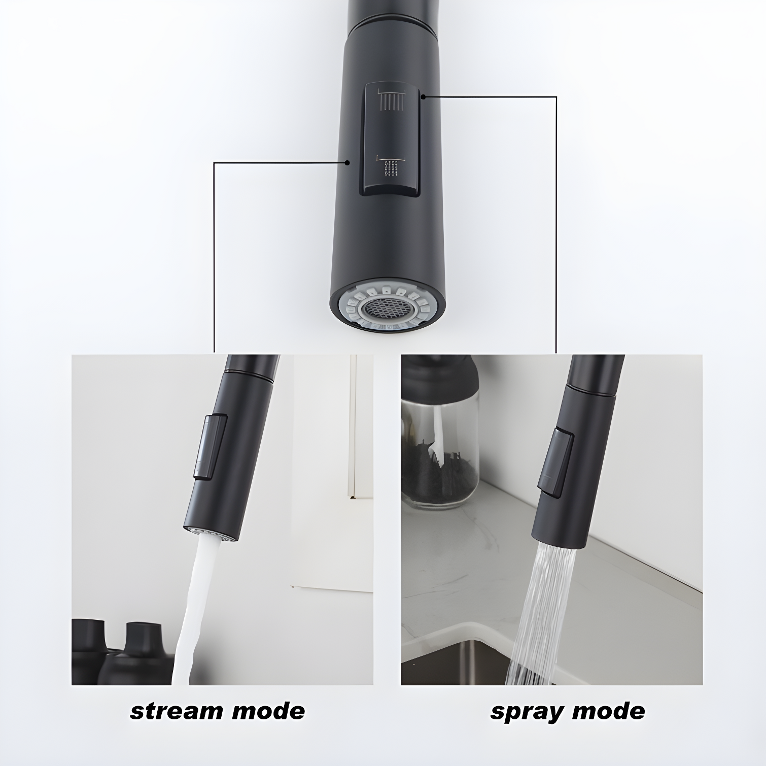 ALWEN Kitchen Faucet Pull Down Touch Kitchen Faucet