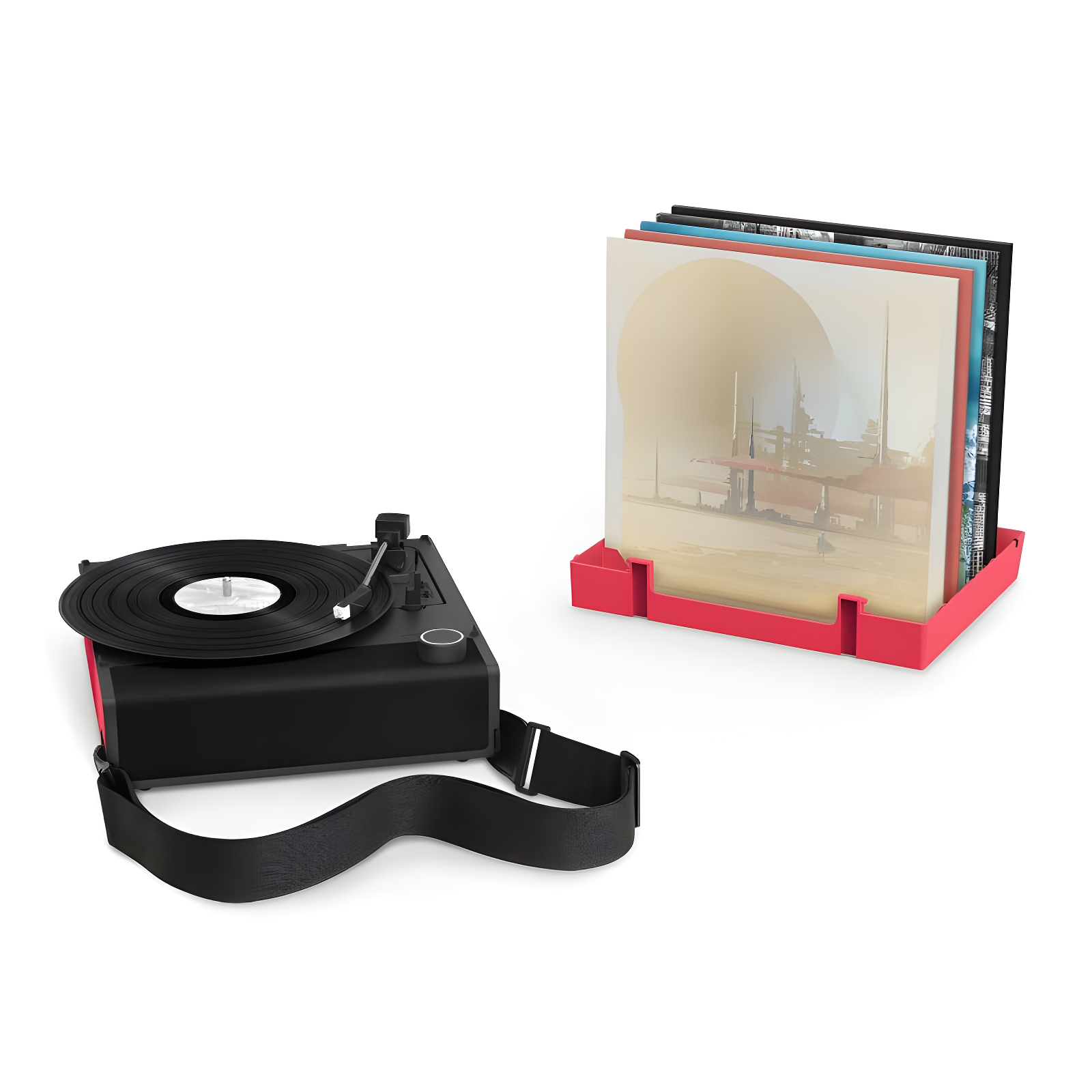 Victrola Revolution Bluetooth GO Portable Record Player - Pink