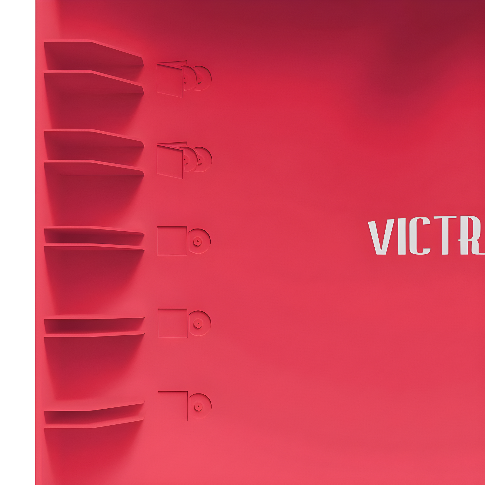 Victrola Revolution Bluetooth GO Portable Record Player - Pink