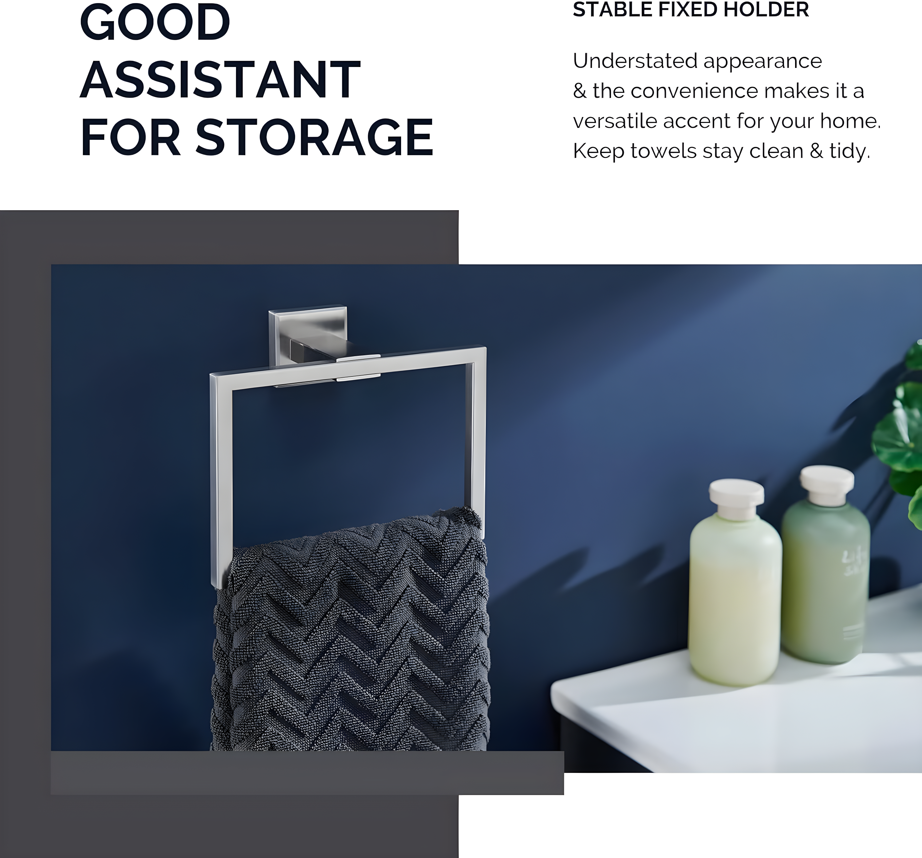 Bathroom Towel Ring Wall Mounted