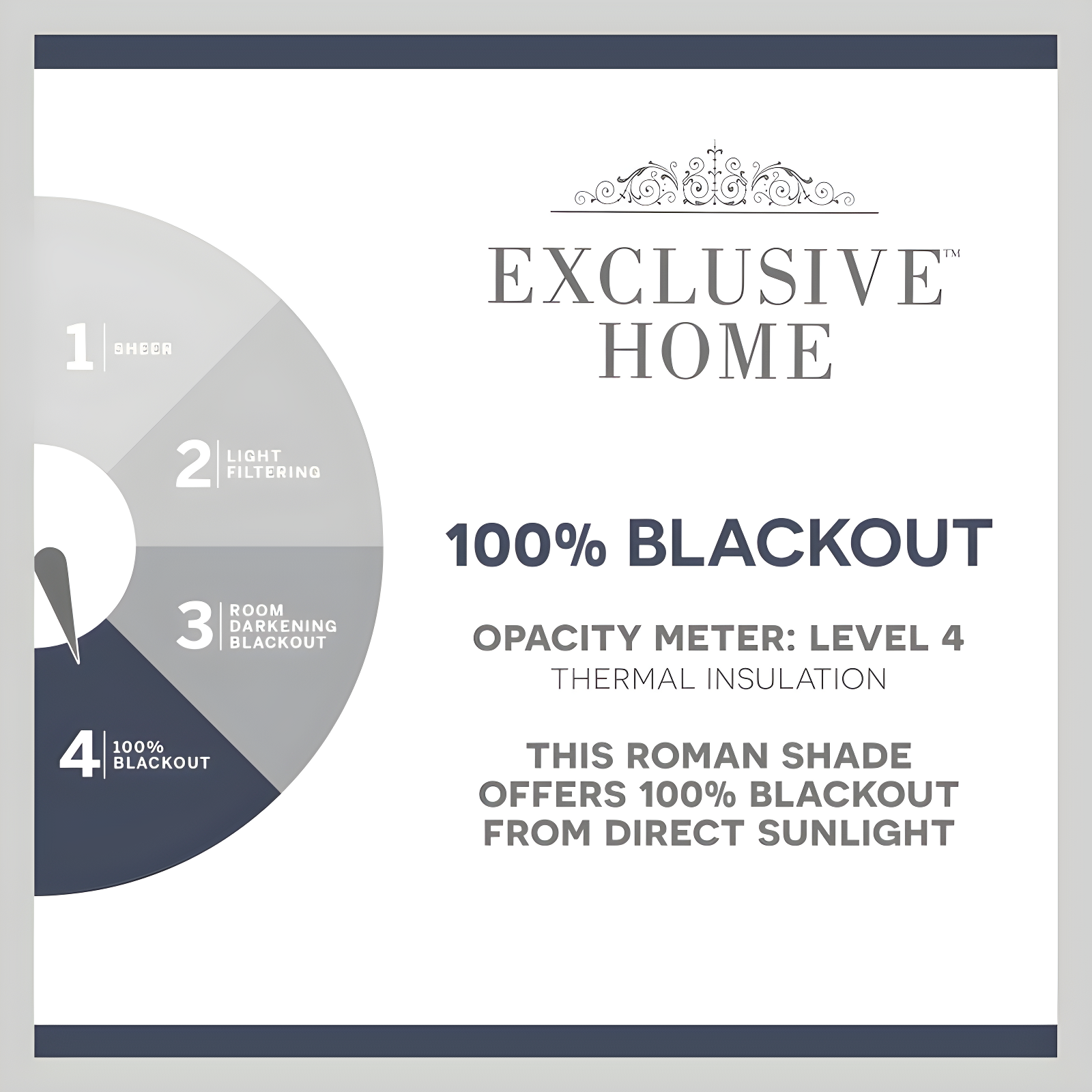 Amalgamated Textiles Exclusive Home Prague Trellis 100% Blackout Roman Shade