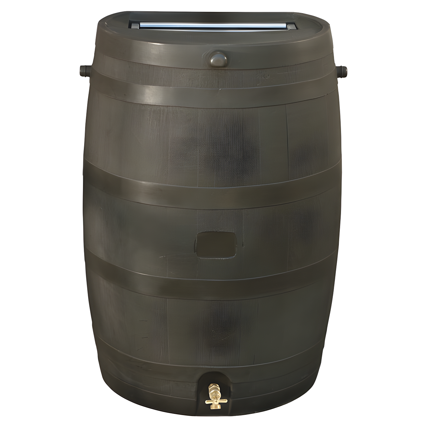 RTS Companies RTS Home Accents 50 Gallon Flat Back Rain Barrel