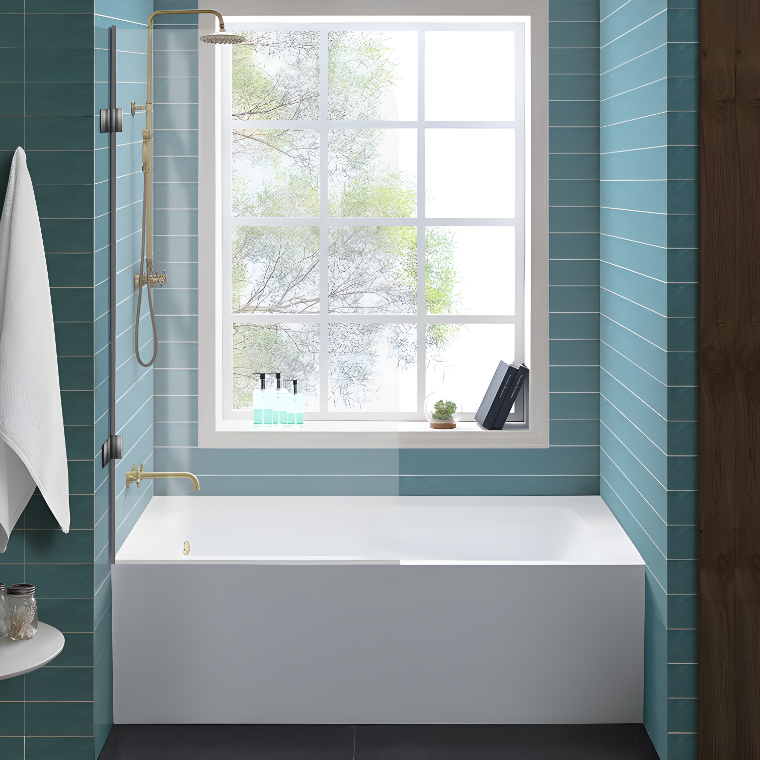 Voltaire 54" x 30" Alcove Bathtub with Apron