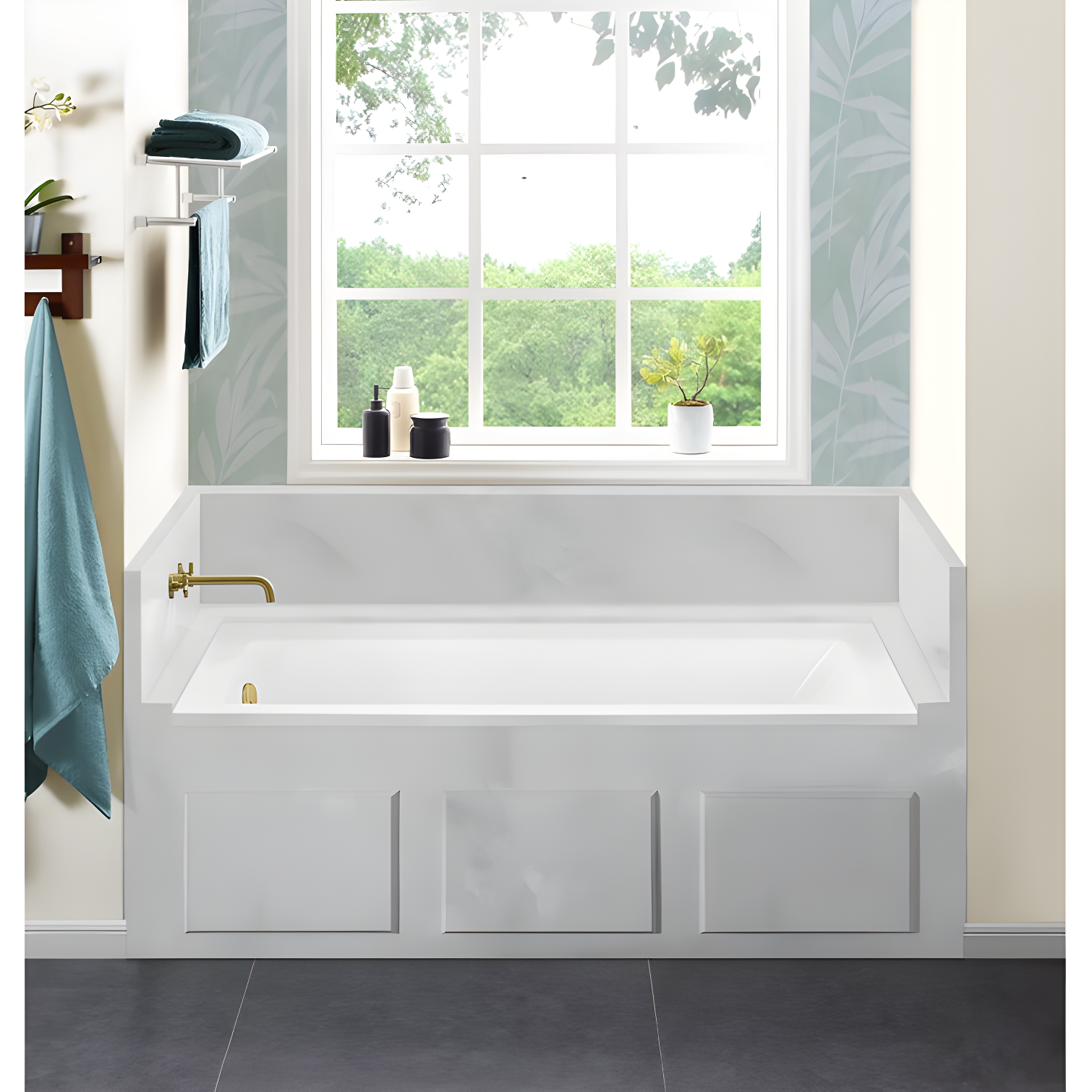 Voltaire 54" x 30" Alcove Bathtub with Apron