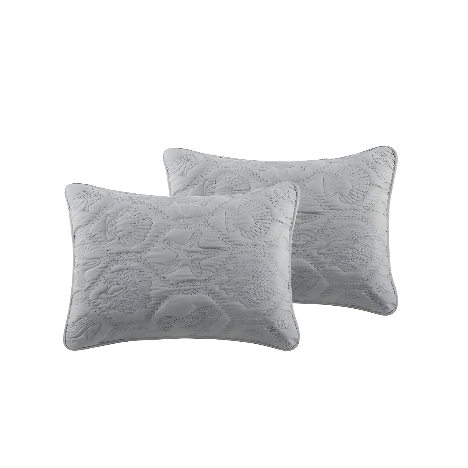 VCNY Shore 3-Piece Embossed Quilt Set