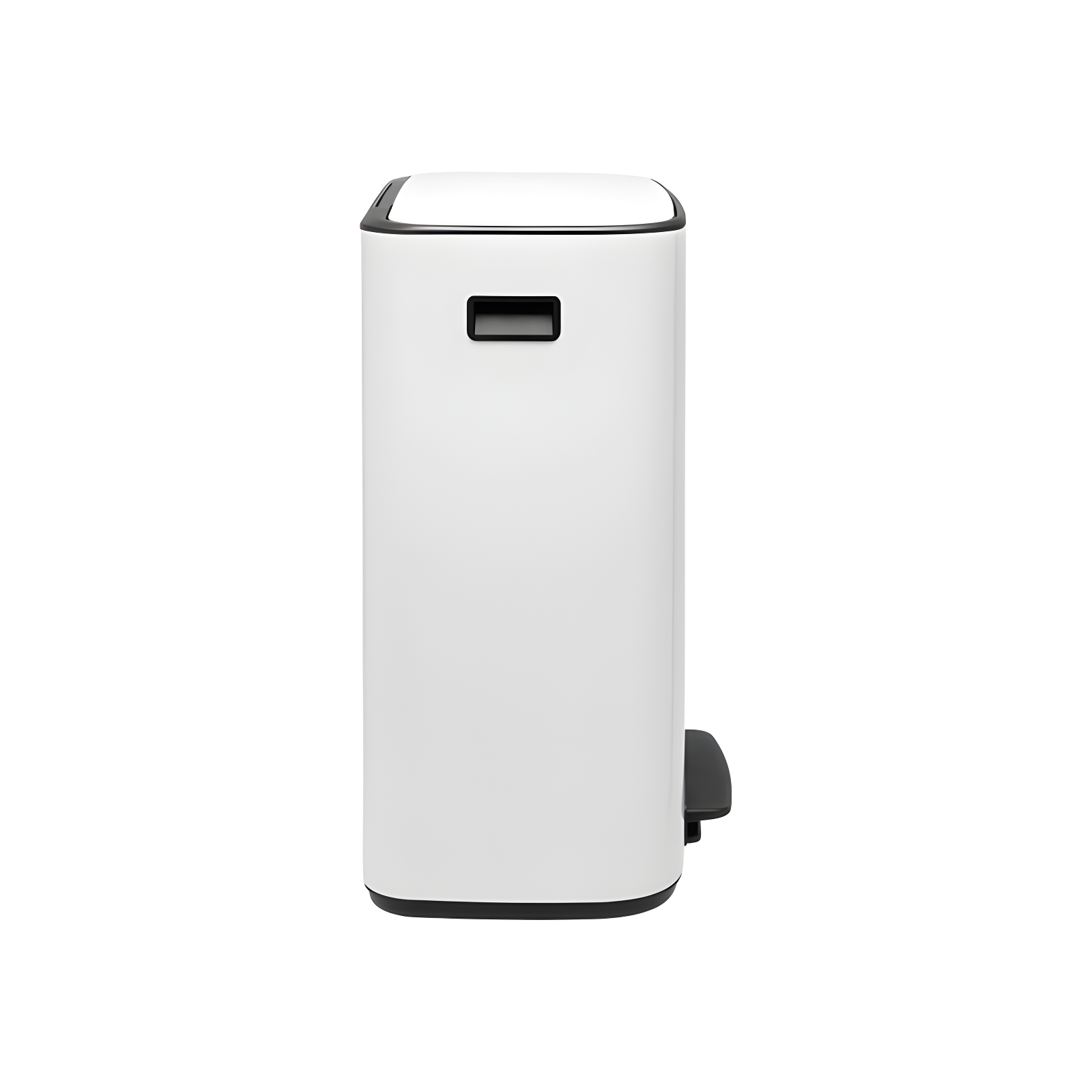 Brabantia Bo Step On Trash Can, White, 16 Gallon