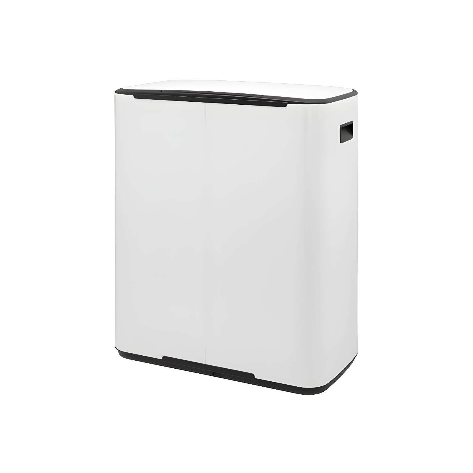 Brabantia Bo Step On Trash Can, White, 16 Gallon