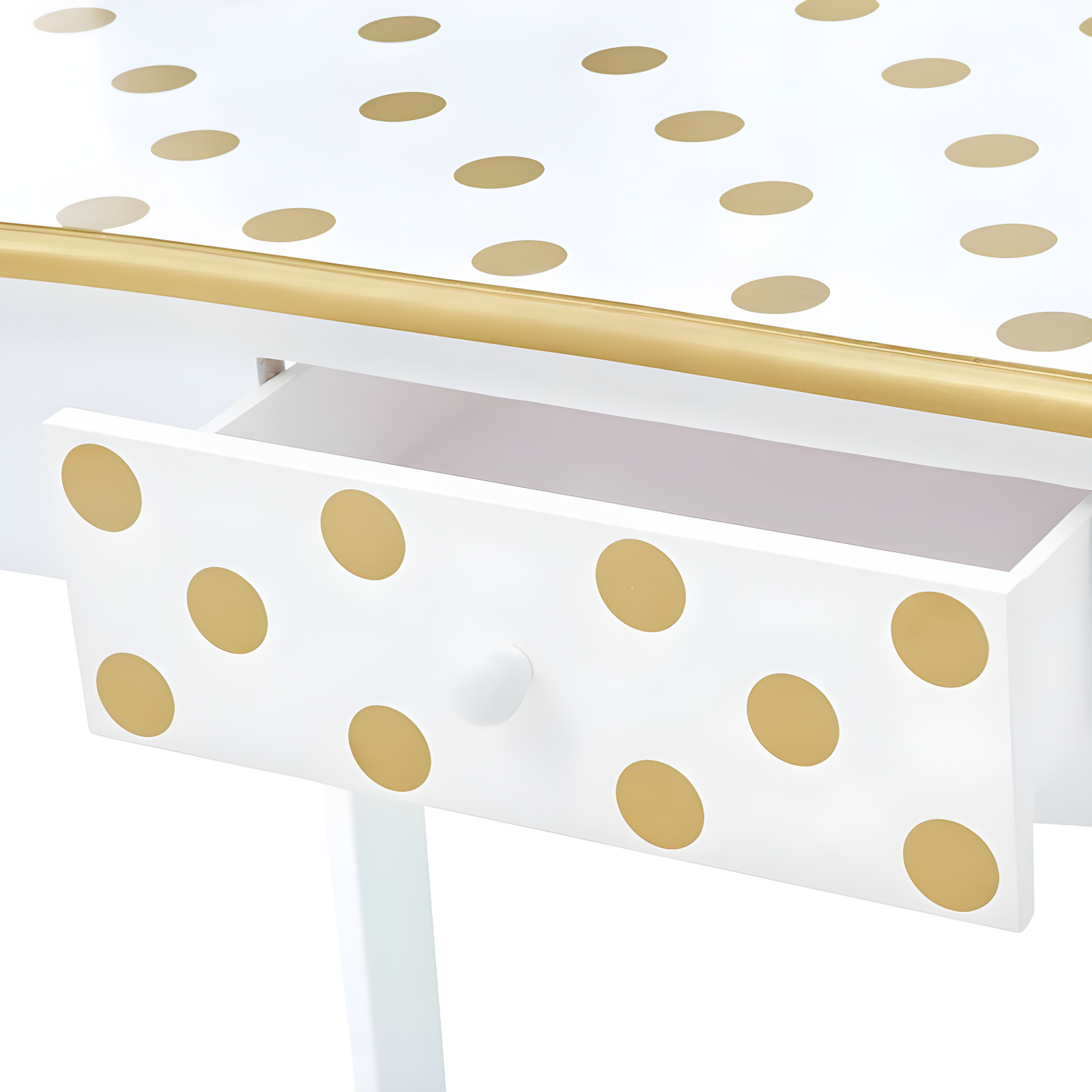 Teamson Kids Gisele Wooden Polka Dot 2-pc. Play Vanity for Accessories