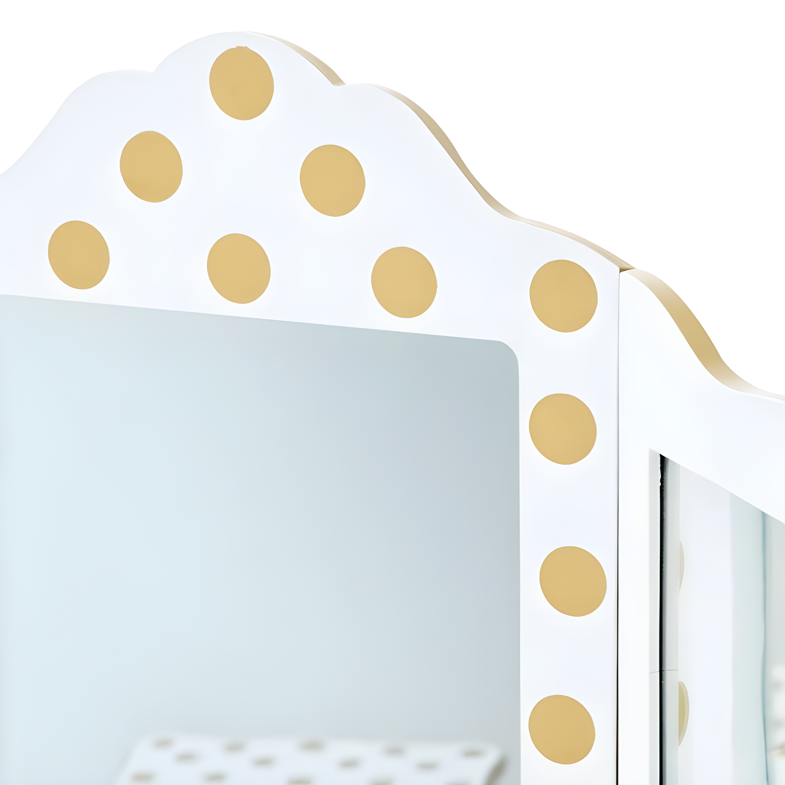 Teamson Kids Gisele Wooden Polka Dot 2-pc. Play Vanity for Accessories