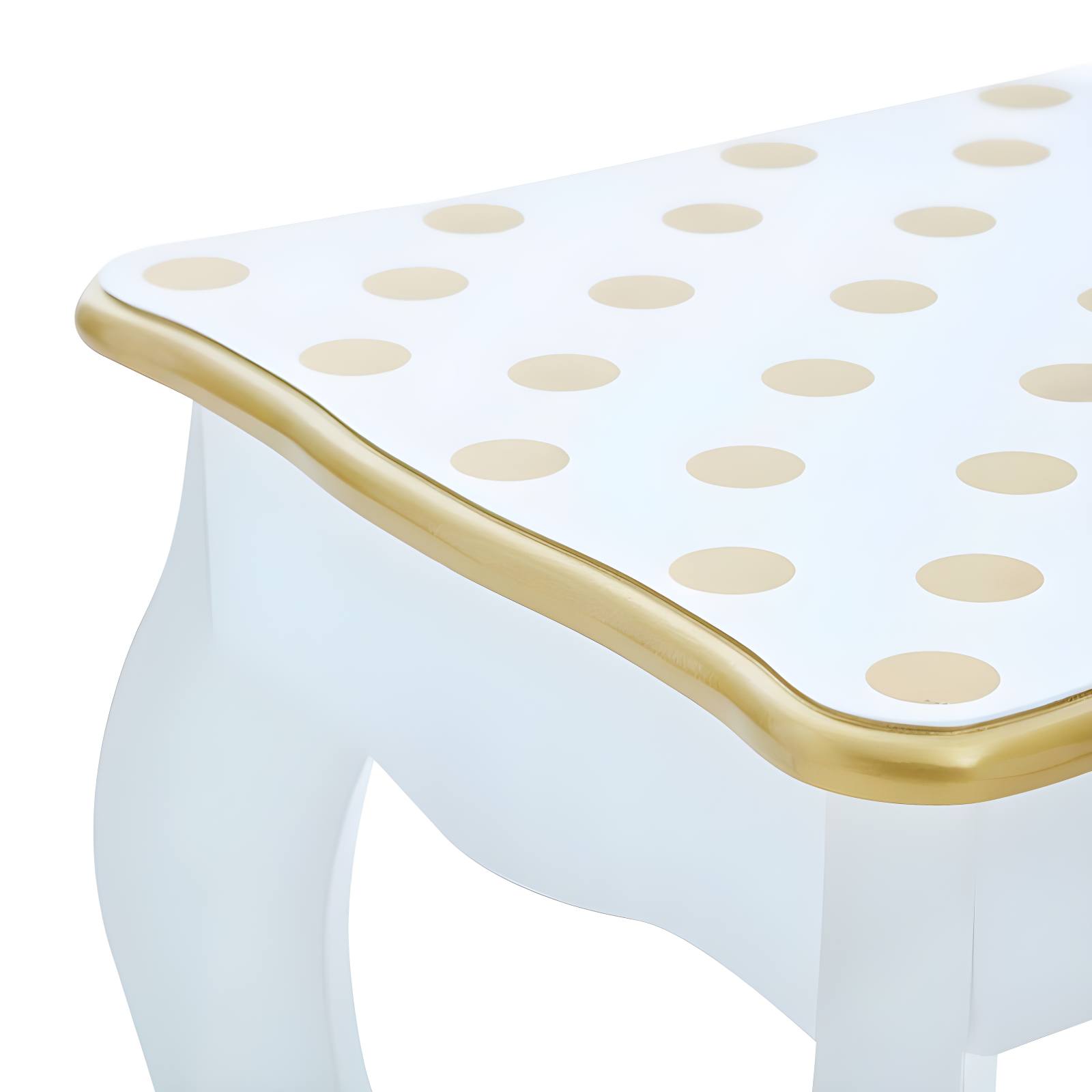 Teamson Kids Gisele Wooden Polka Dot 2-pc. Play Vanity for Accessories