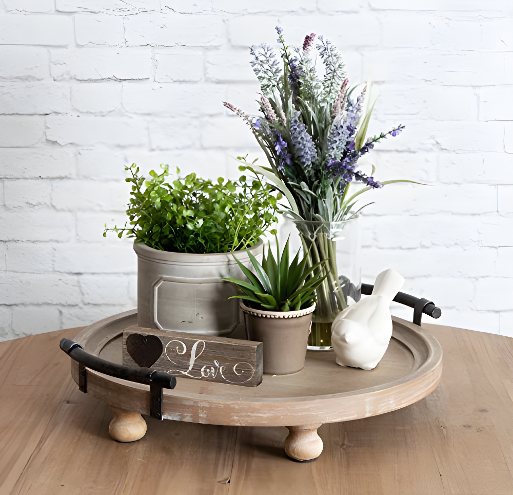 Kelly Clarkson Home Lucia Wood Tray