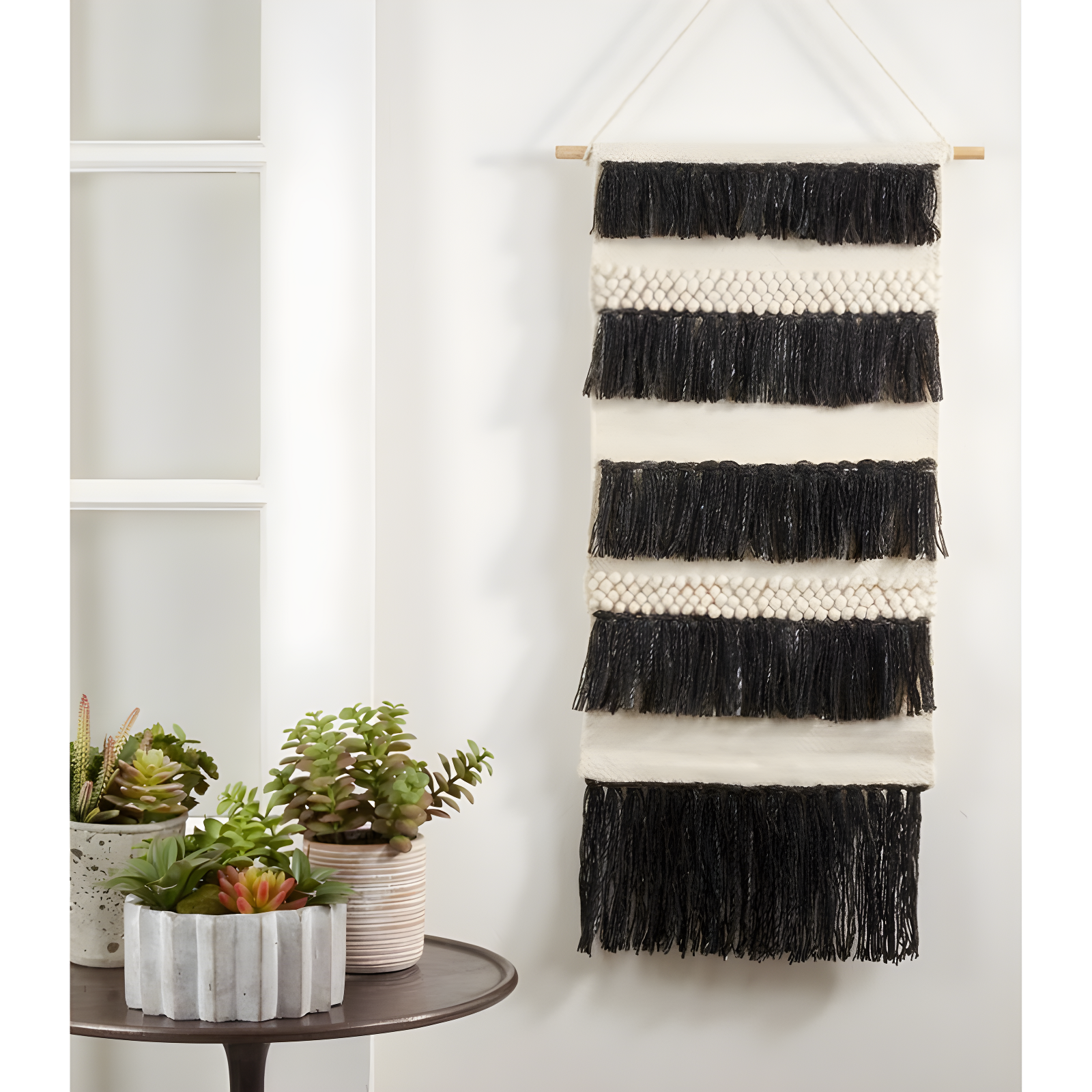 Bohem Hand Woven Wool Wall Hanging