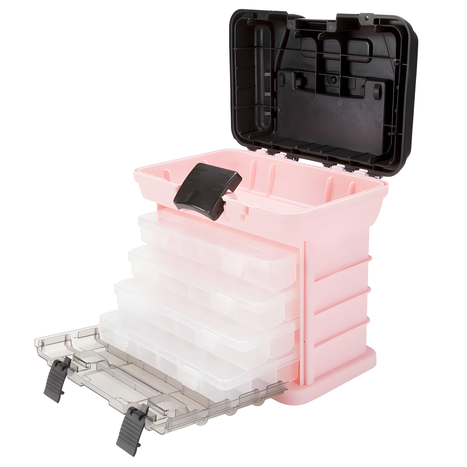 Stalwart Stalwart Portable Tool Box - Small Parts Organizer and Customizable Compartment for Hardware, Crafts