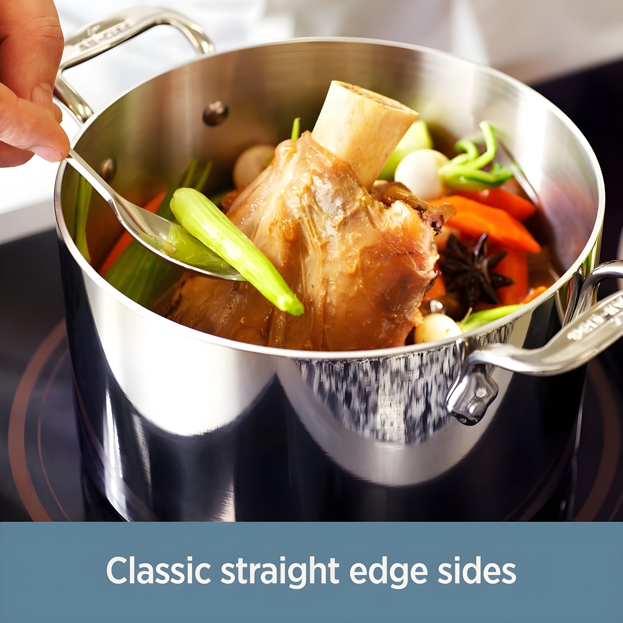 All-Clad D3 3-Ply Stainless Steel 10 Piece Cookware Set