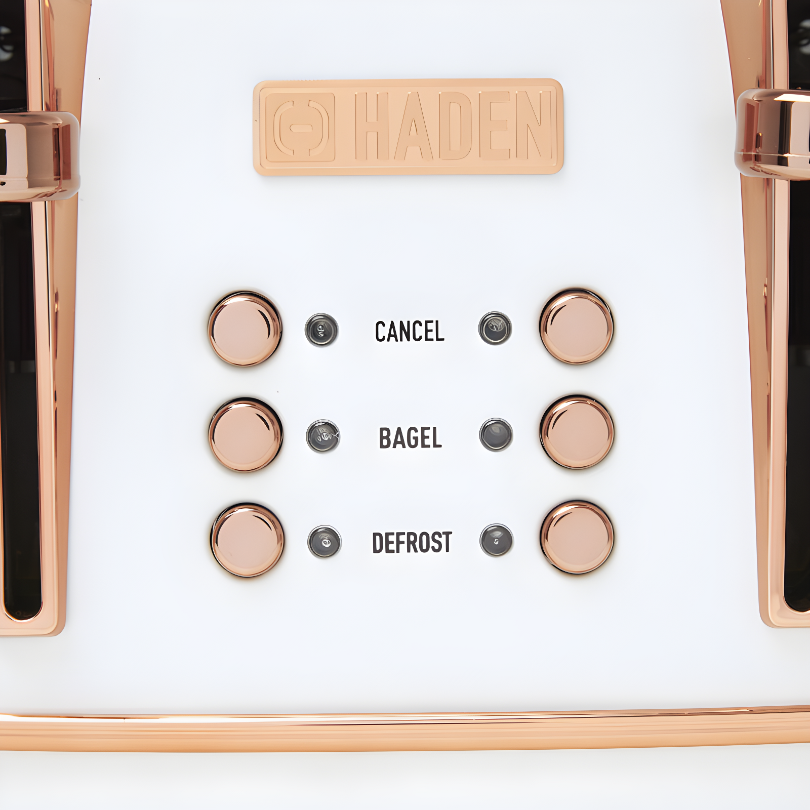 HADEN Heritage Ivory and Copper 4-Slice Toaster