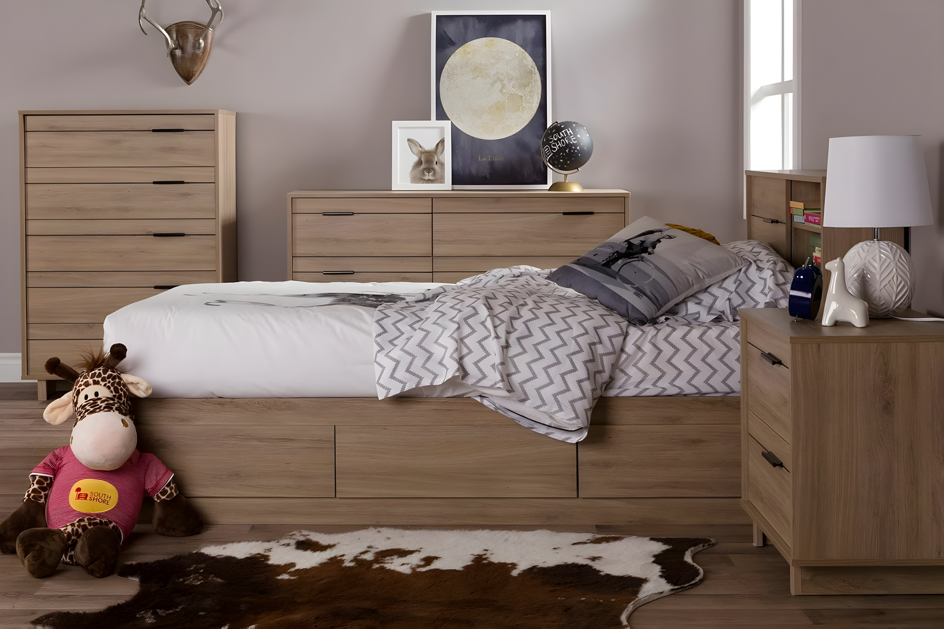 Fynn Twin Bookcase Headboard
