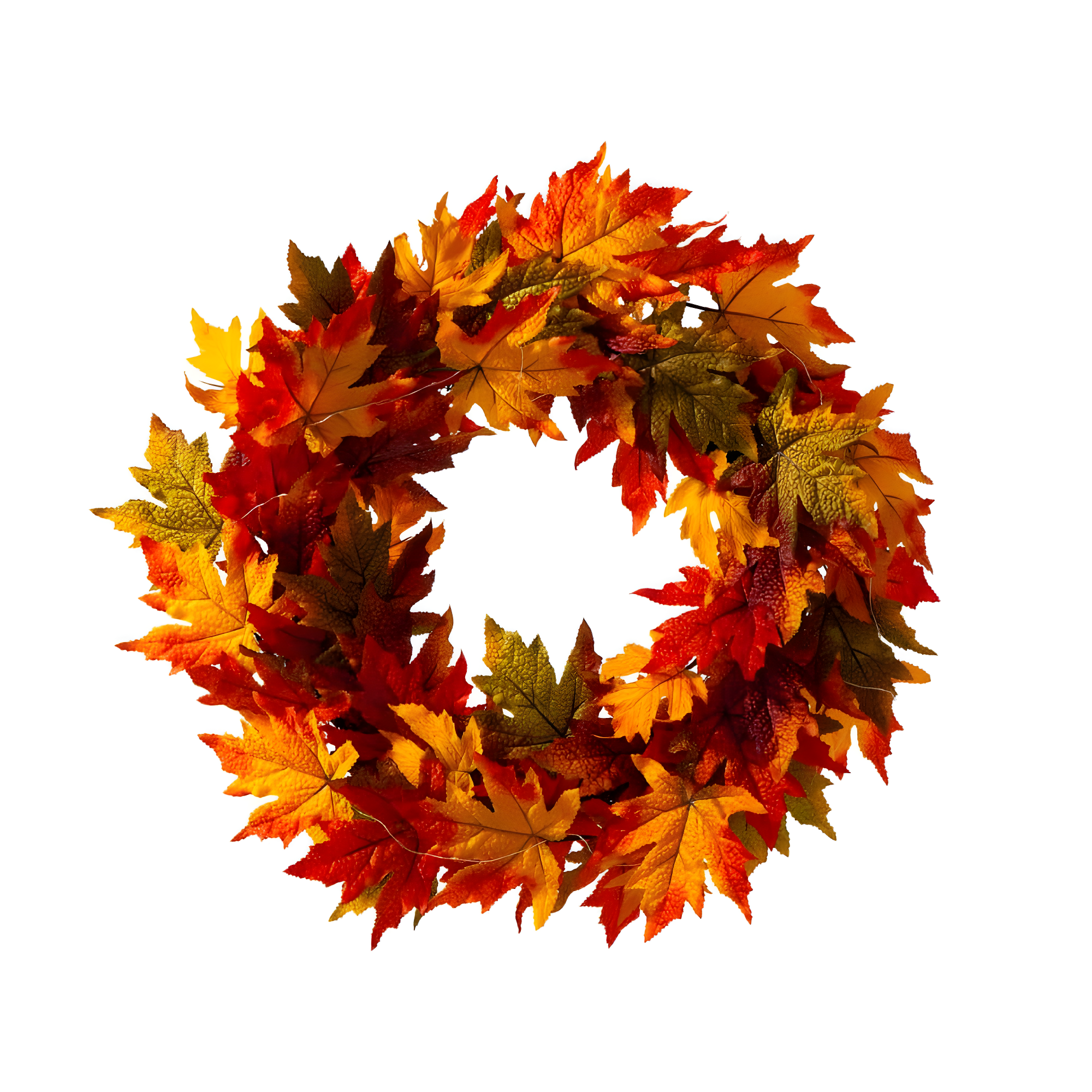 Jetlink Crafts Wreath Lighted Polyester 24'' Wreath