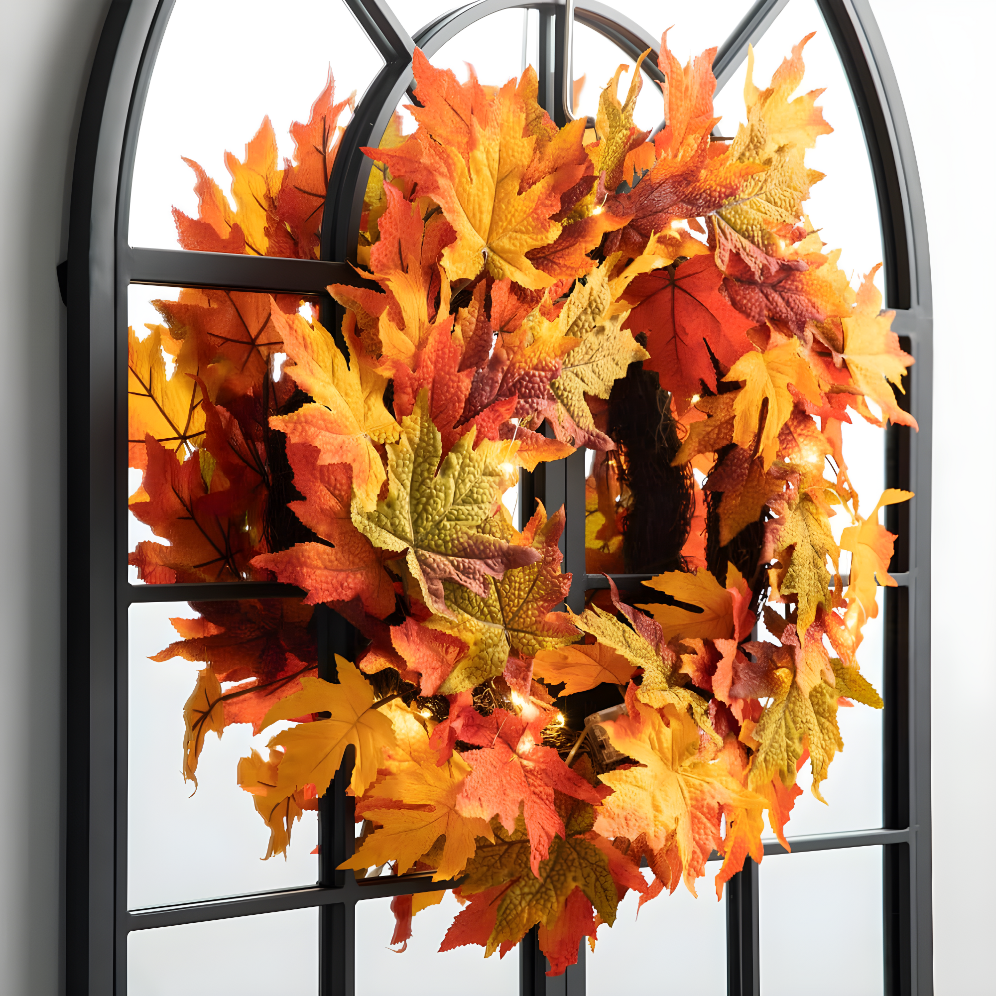 Jetlink Crafts Wreath Lighted Polyester 24'' Wreath